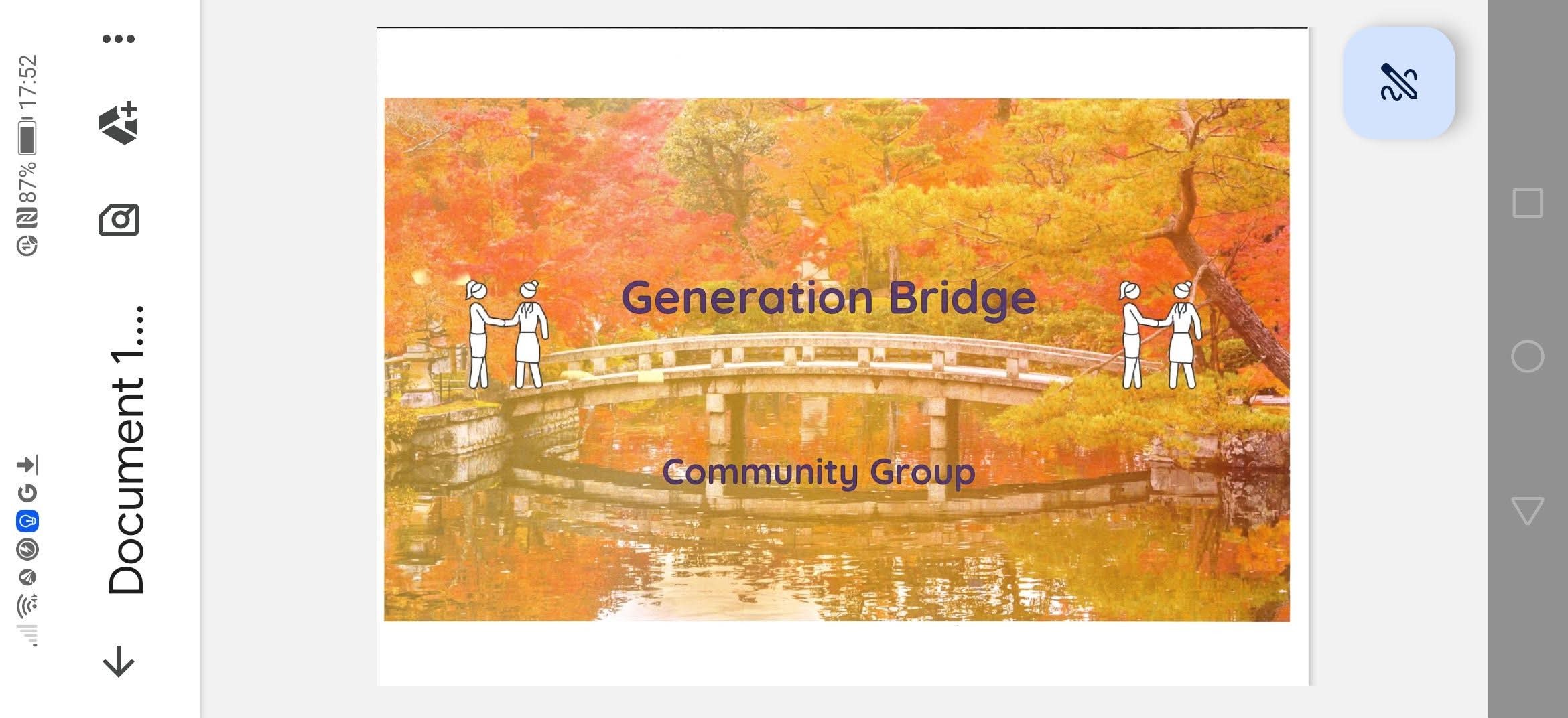 Generation Bridge community group campaign photo, 4 of 5
