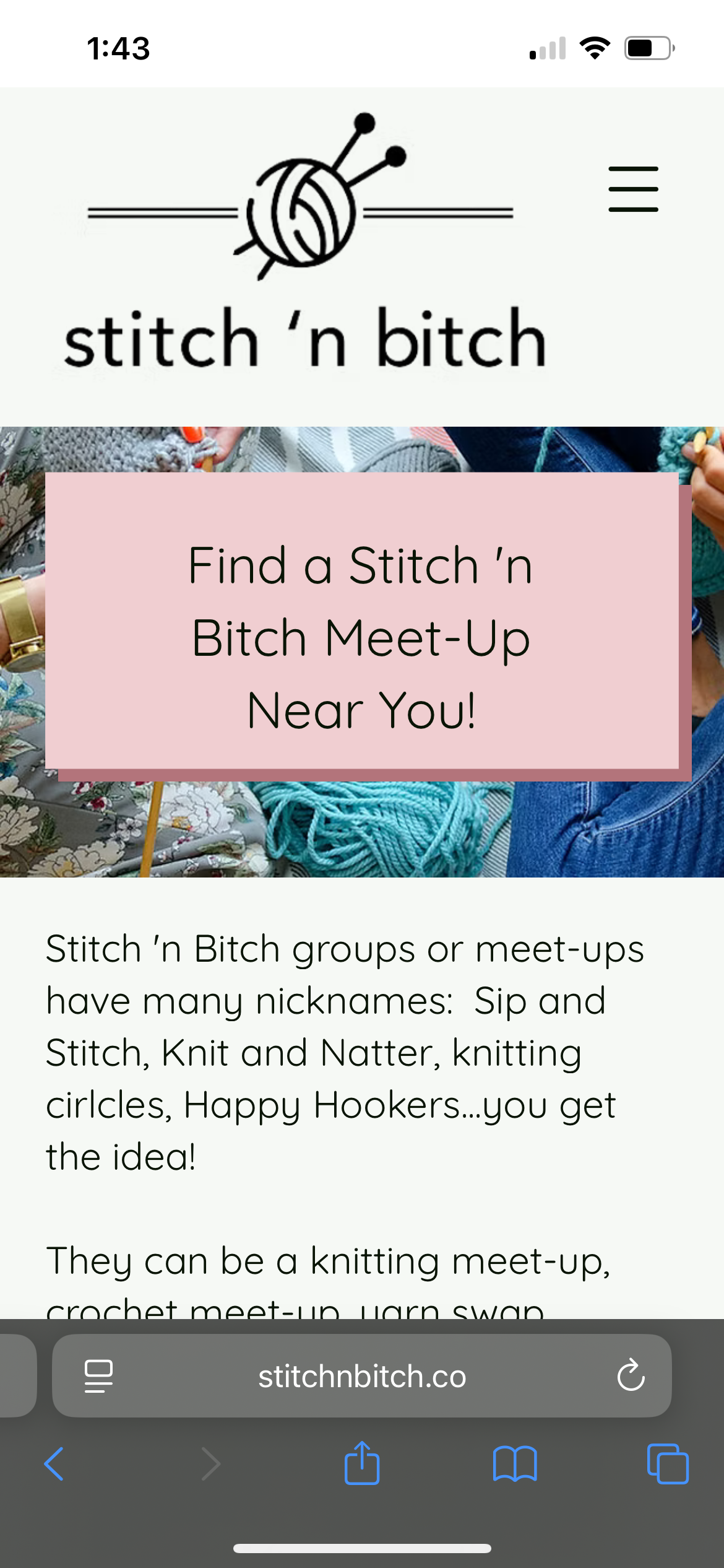 Support Stitch 'n Bitch: Enhance Fiber Arts Community campaign photo, 5 of 6