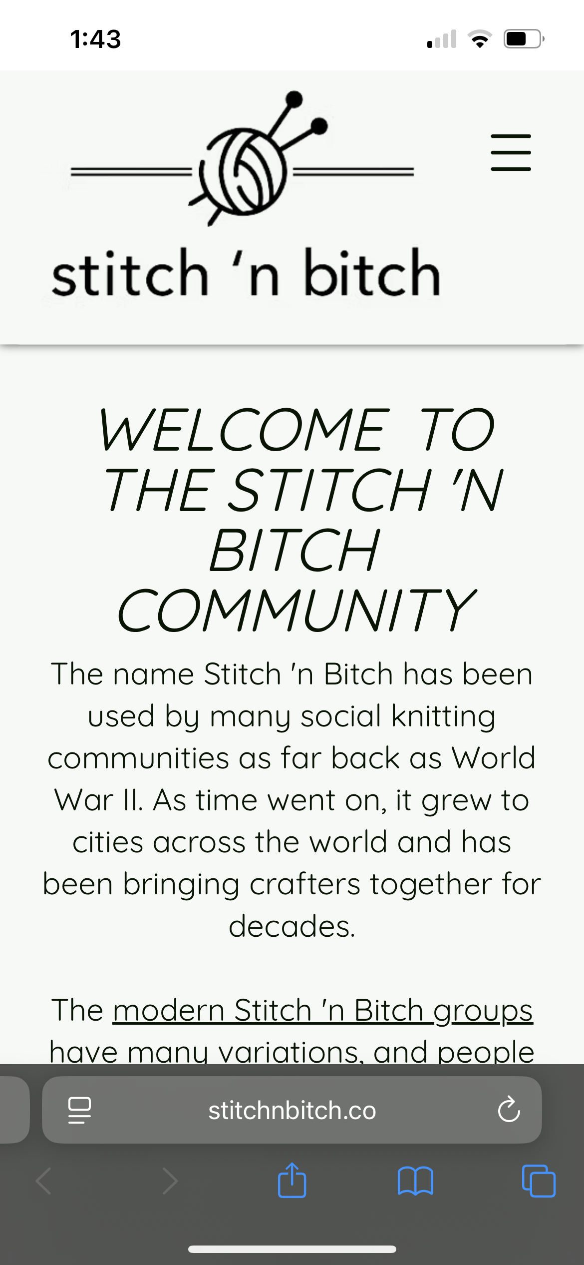 Support Stitch 'n Bitch: Enhance Fiber Arts Community campaign photo, 2 of 6