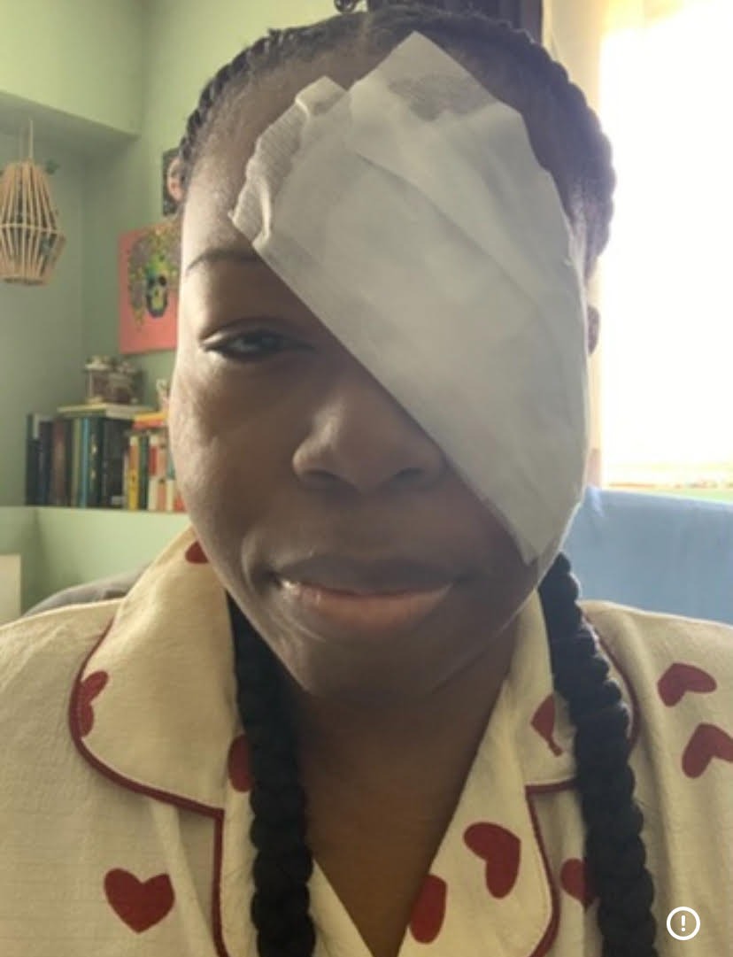 Support Shahidah Peterson's Eye Surgery campaign photo, 2 of 4