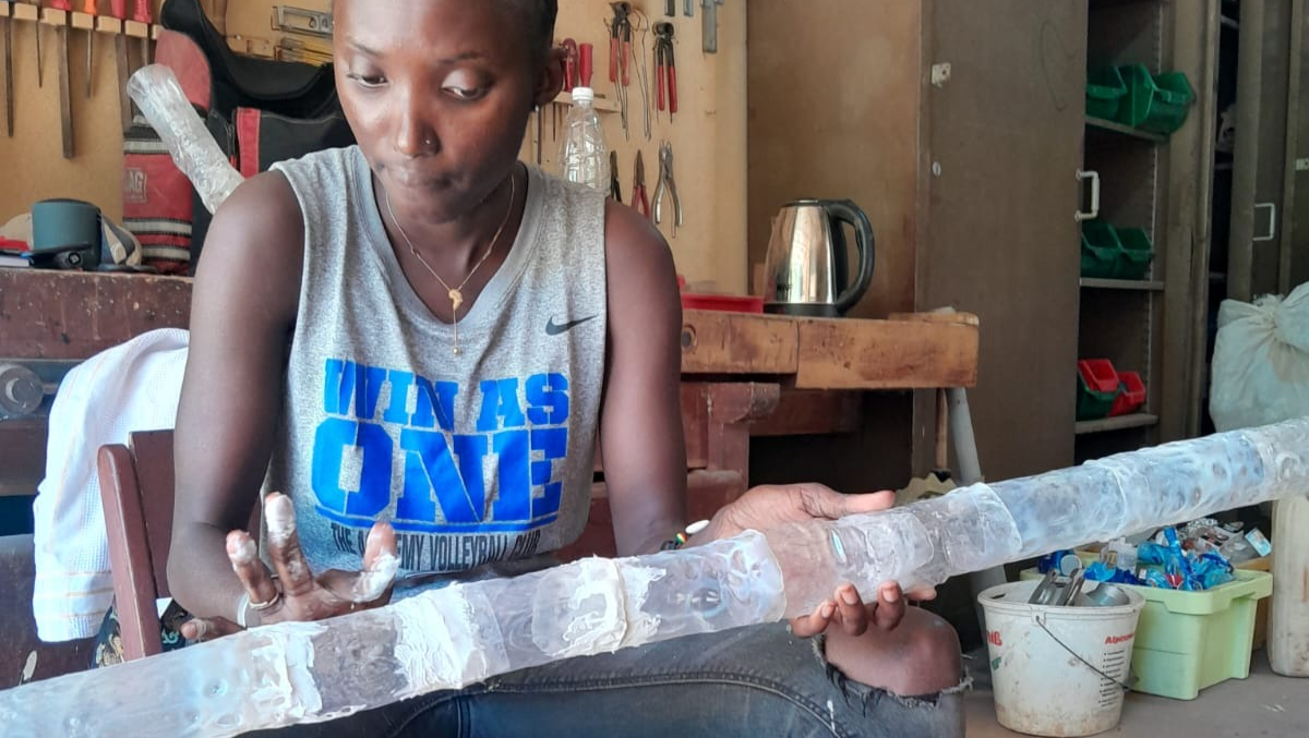 Gemüsefelder in Afrika Bewässern. photo