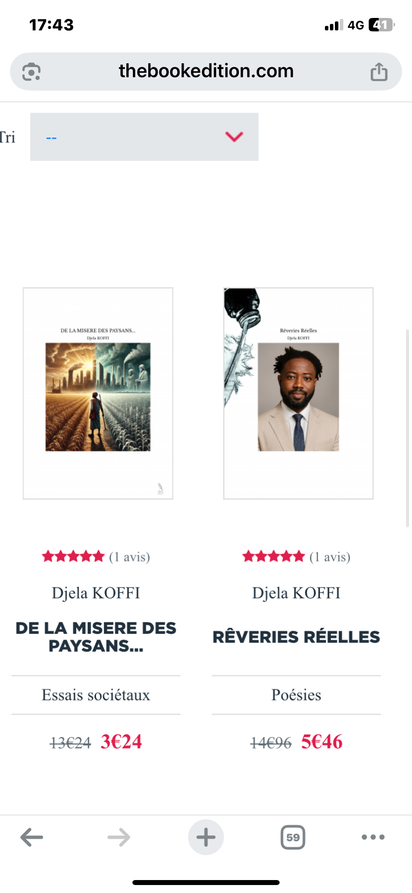 Djela KOFFI à financer ses études et publier ses livres campaign photo, 2 of 5