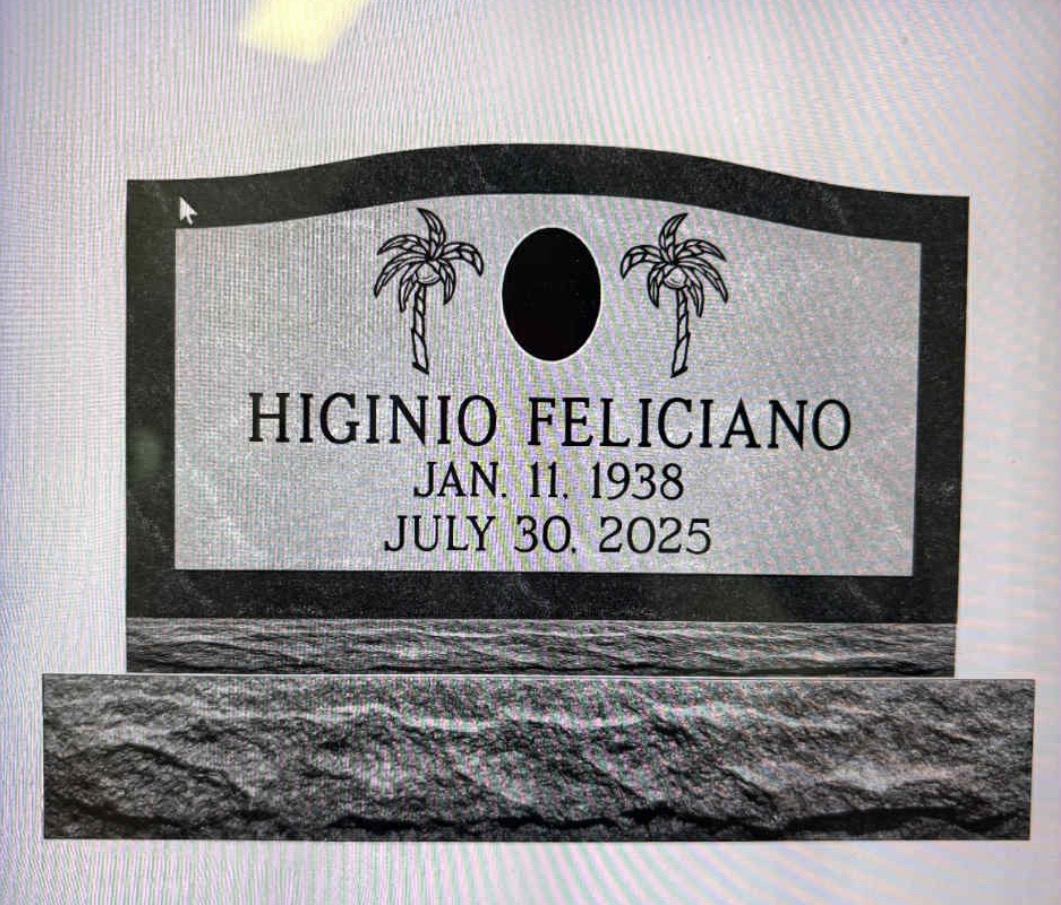 Honoring Higinio: Headstone memorial campaign photo, 7 of 8