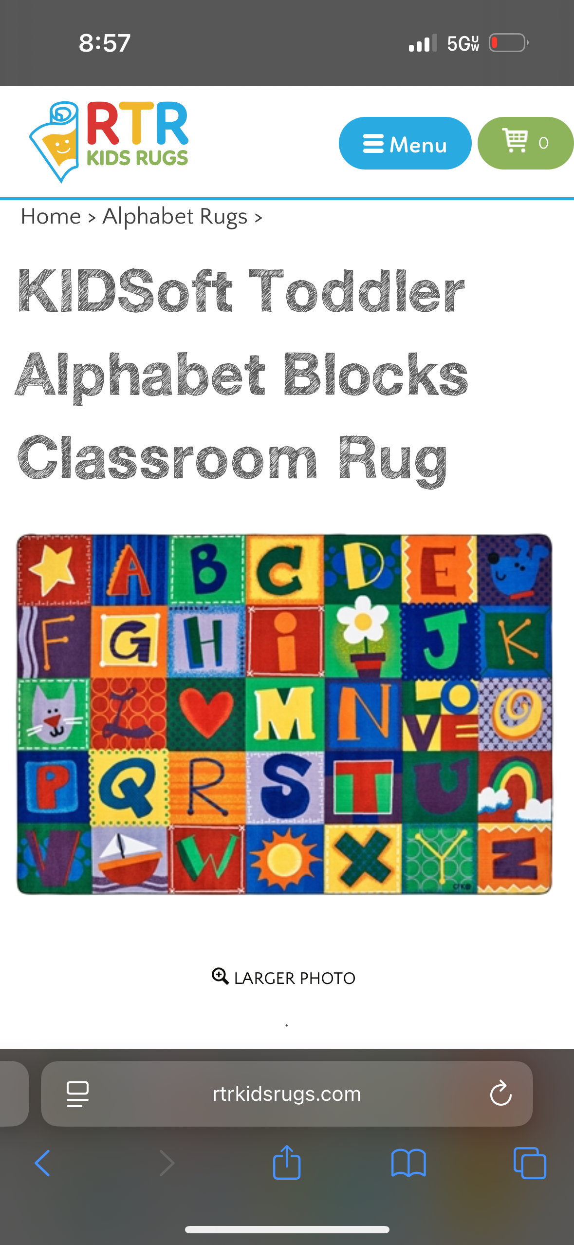 One Rug. Endless Learning Moments. campaign photo, 2 of 4