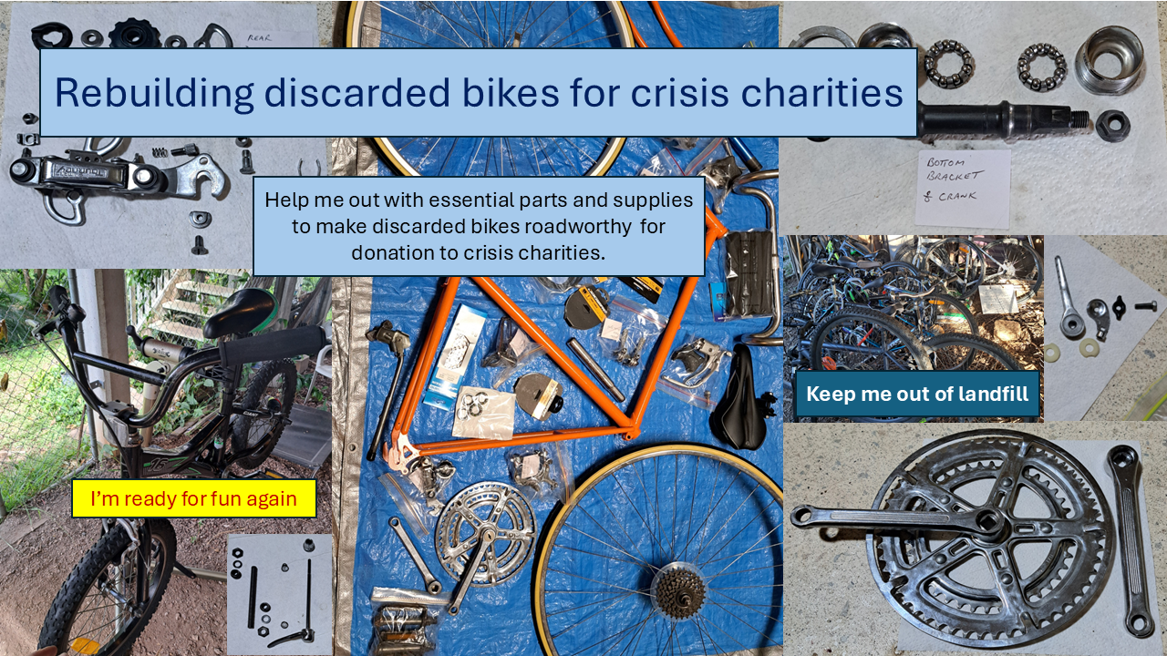 Rebuild discarded bikes for crisis charities campaign photo, 4 of 5