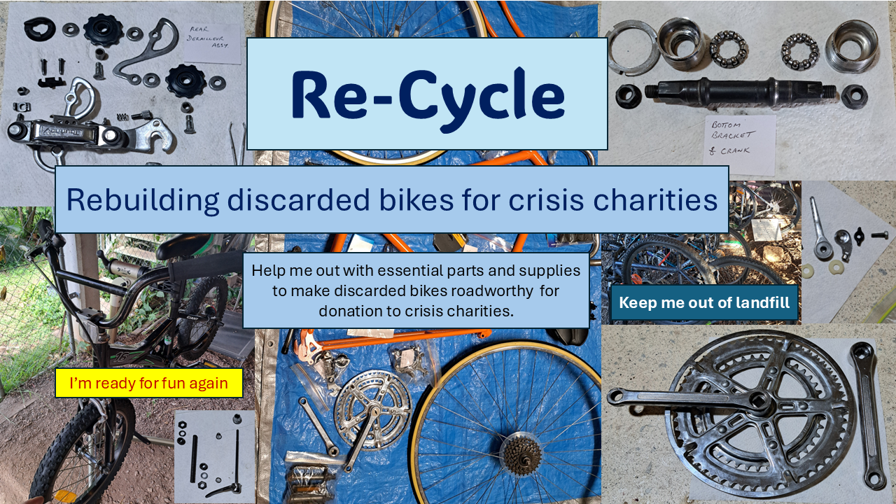 Rebuild discarded bikes for crisis charities campaign photo, 2 of 5