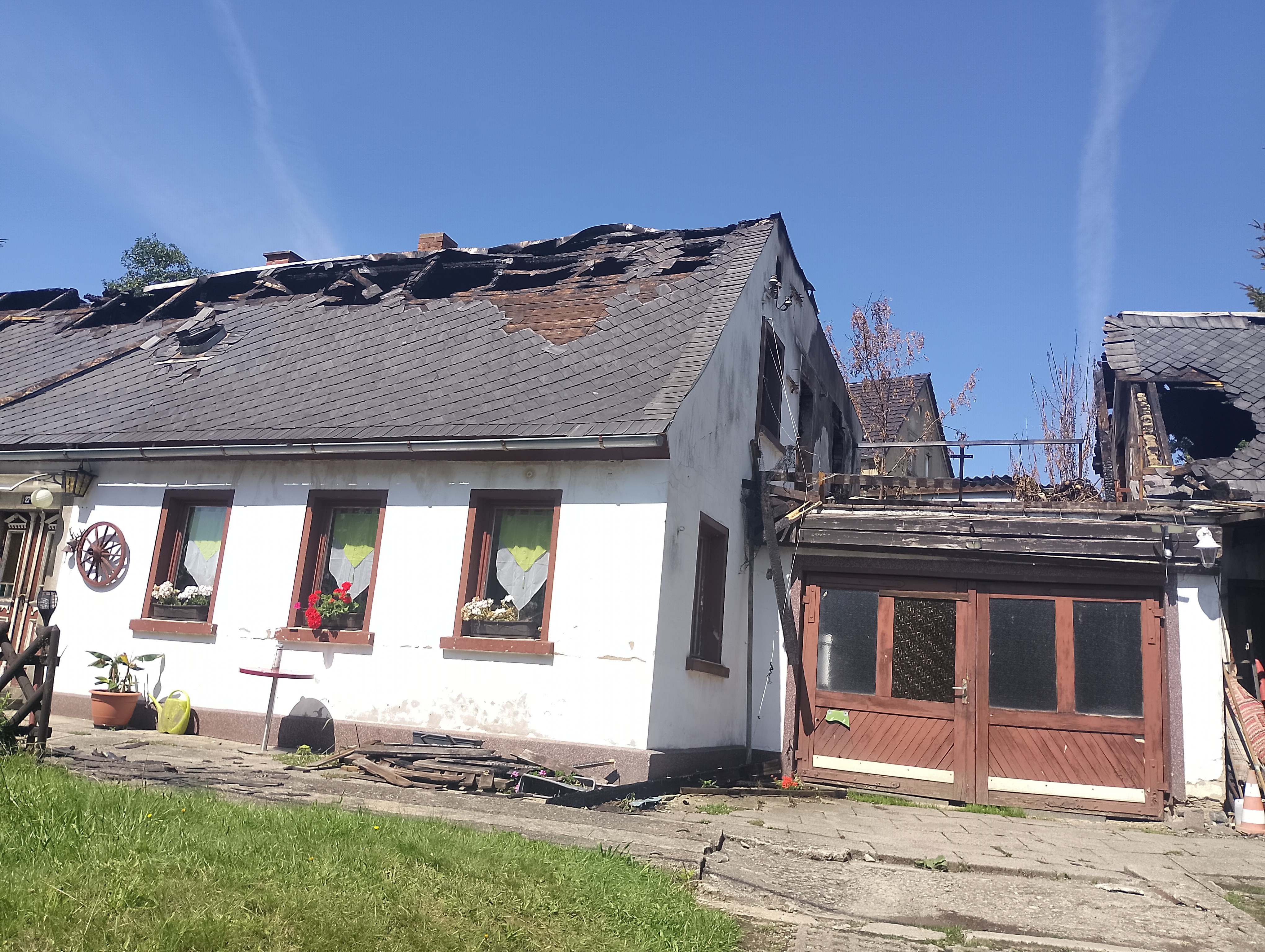 Brand zerstört Lebenstraum in Oppach campaign photo, 2 of 6