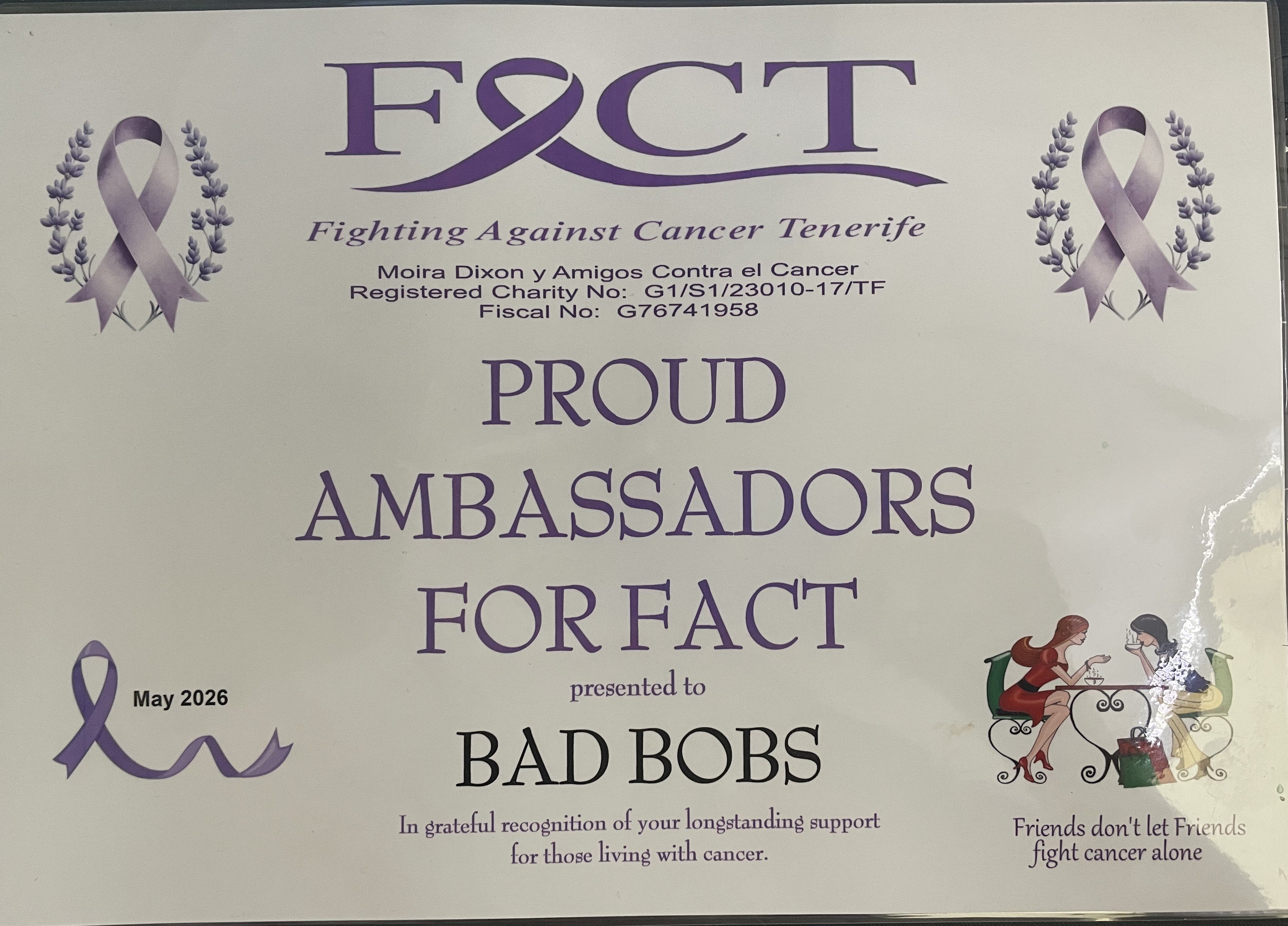 Bad Bobs Tenerife Annual F.A.C.T. Fundraiser campaign photo, 5 of 8