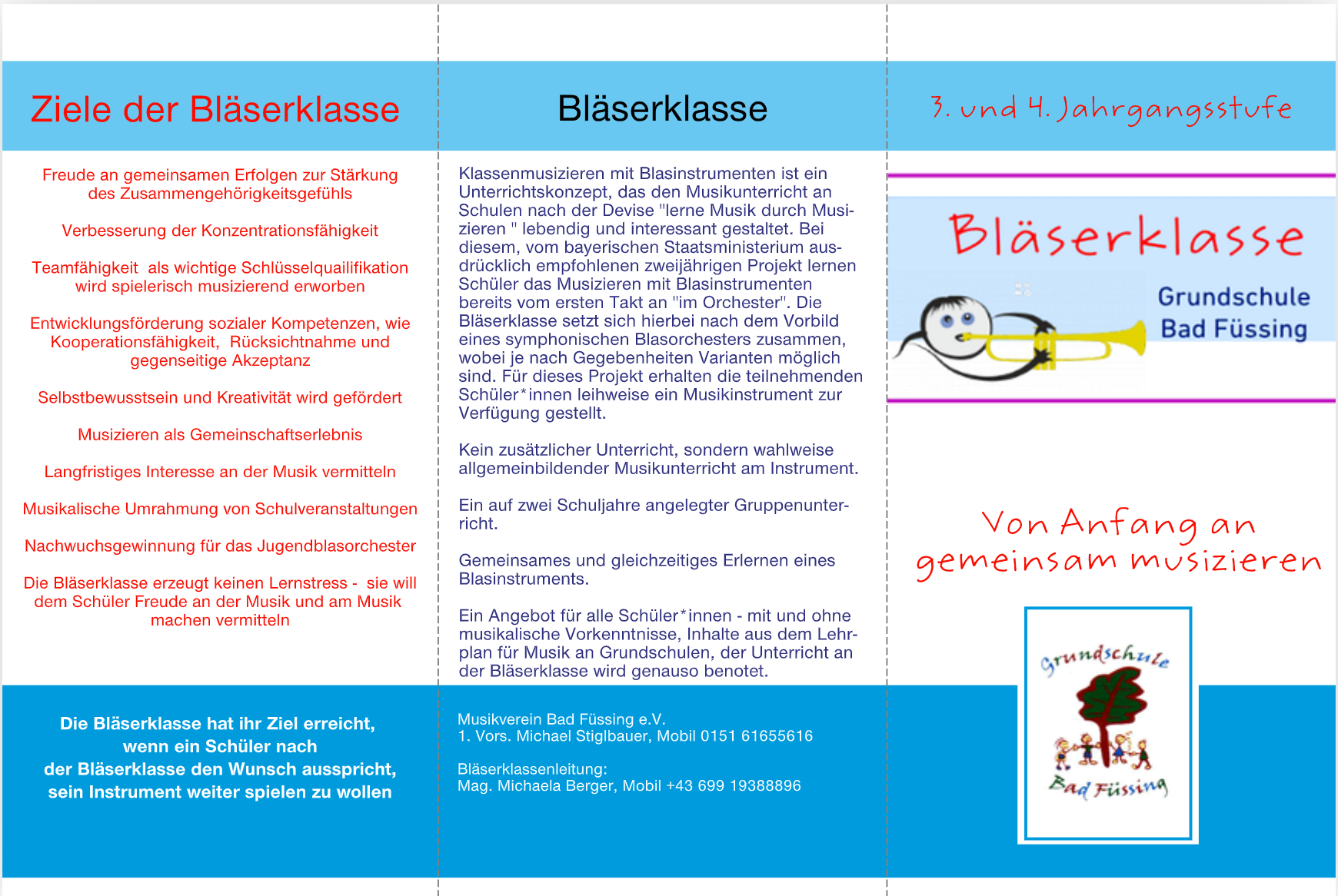 Neue Instrumente für die Bläserklasse GS Bad Füssing campaign photo, 4 of 8
