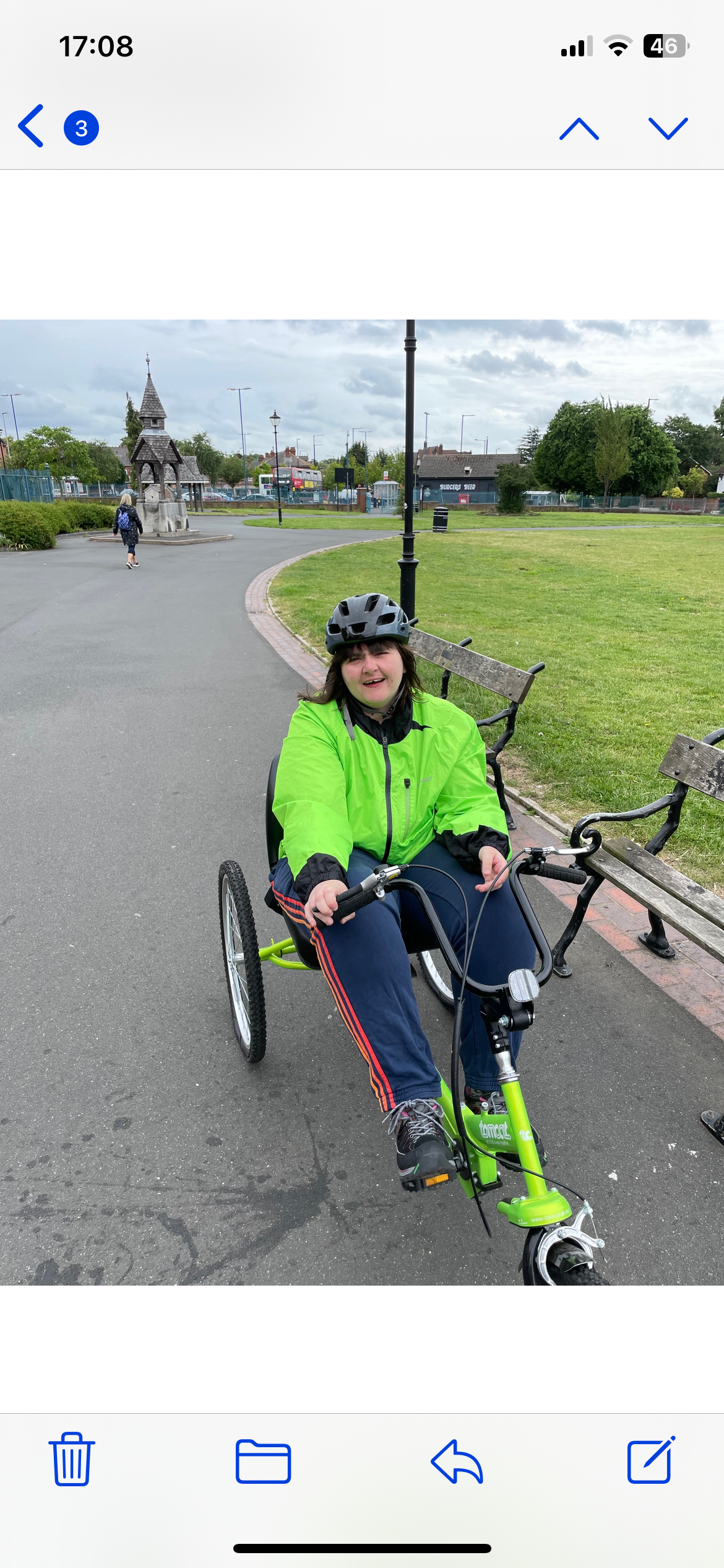 Replace stolen disability tricycle campaign photo, 2 of 6