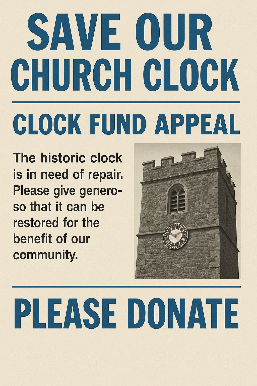 Help restore our clock. campaign photo, 5 of 6