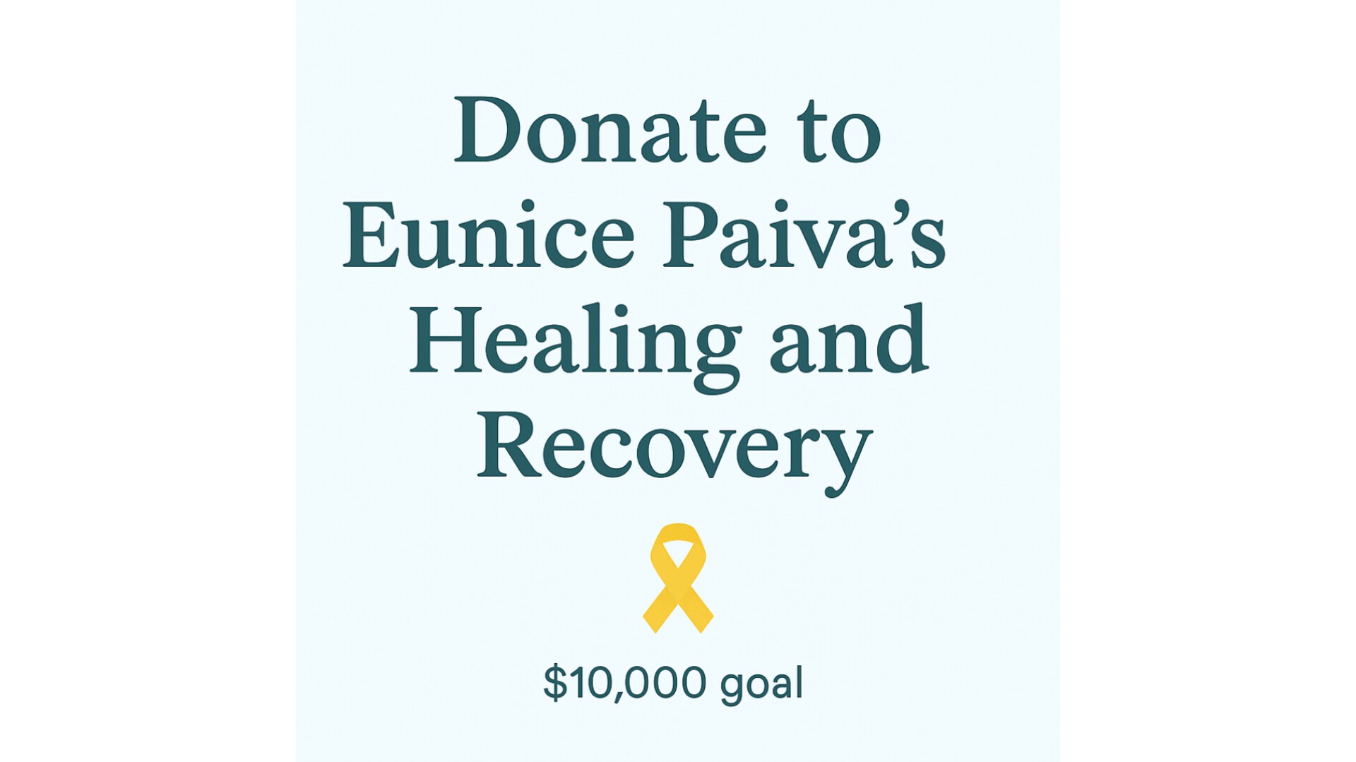 Donate to Eunice Paiva’s Healing and Recovery campaign photo, 4 of 5