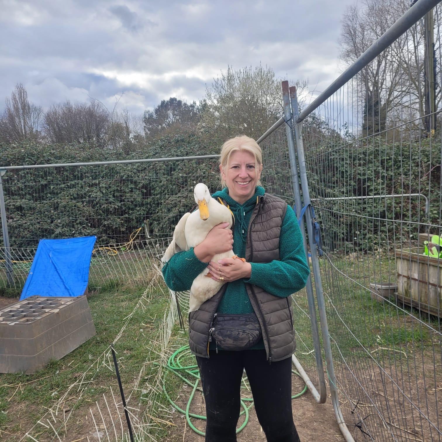 Corrina's 13000ft skydive for Sally's Duck Rescue campaign photo, 7 of 8
