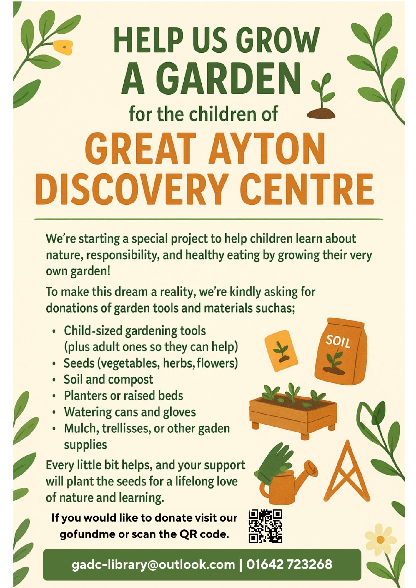 Grow a Garden Project At The Great Ayton Discovery Centre campaign photo, 2 of 5