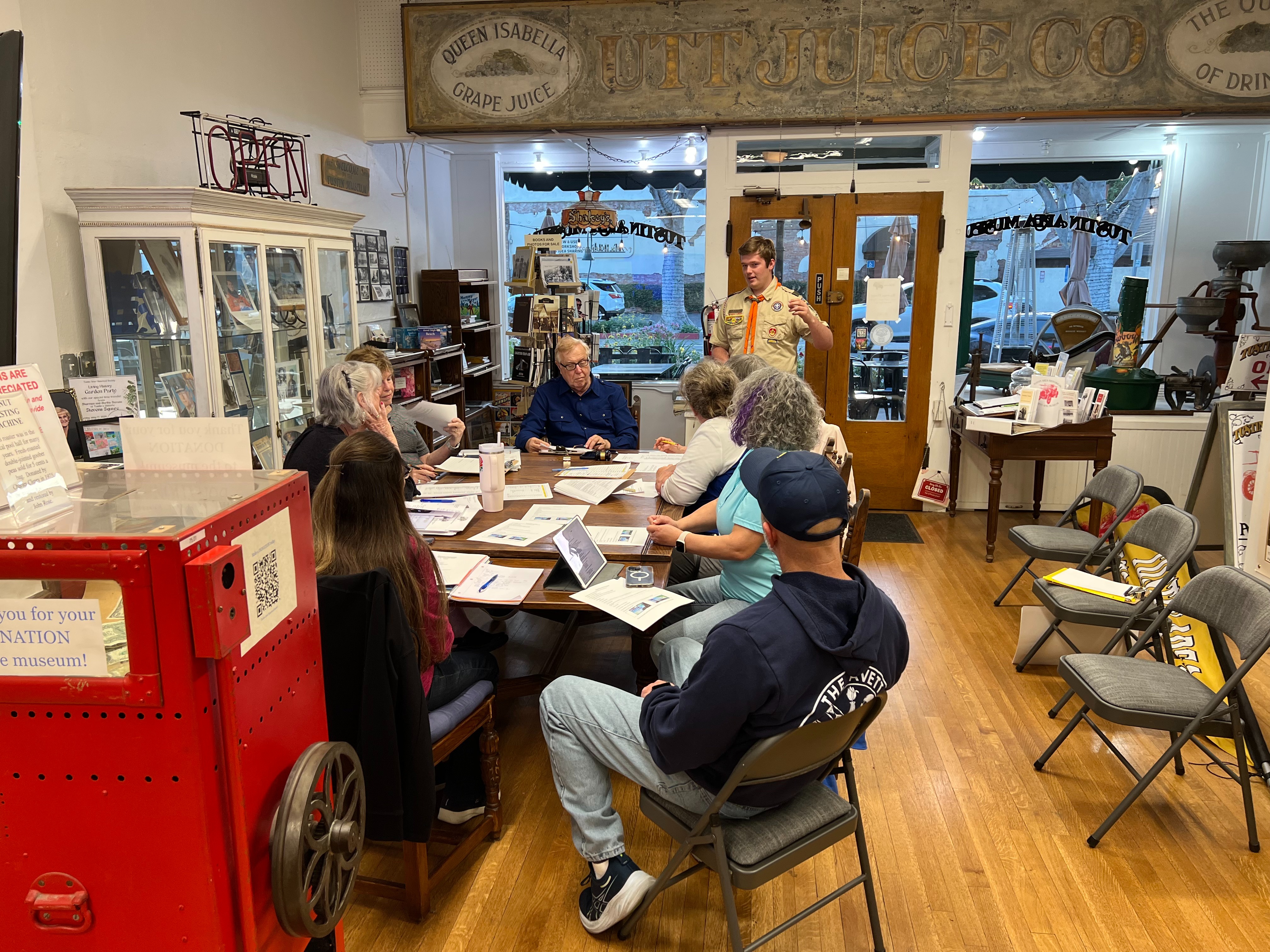 Tustin Historical Society MCAS Display Table (Eagle Project) campaign photo, 4 of 6