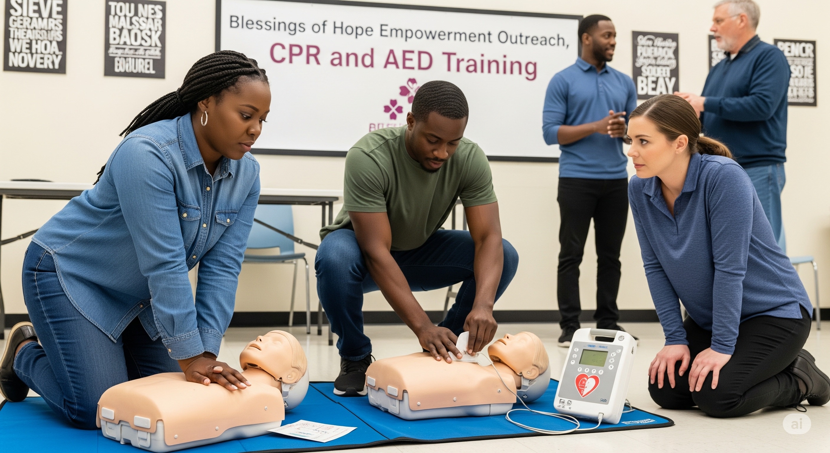 Donate to Empower Blessings of Hope for CPR and AED Training campaign photo, 2 of 5