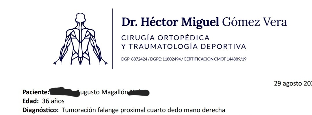 Hola! Tengo un tumor en los huesos de mi mano campaign photo, 5 of 8