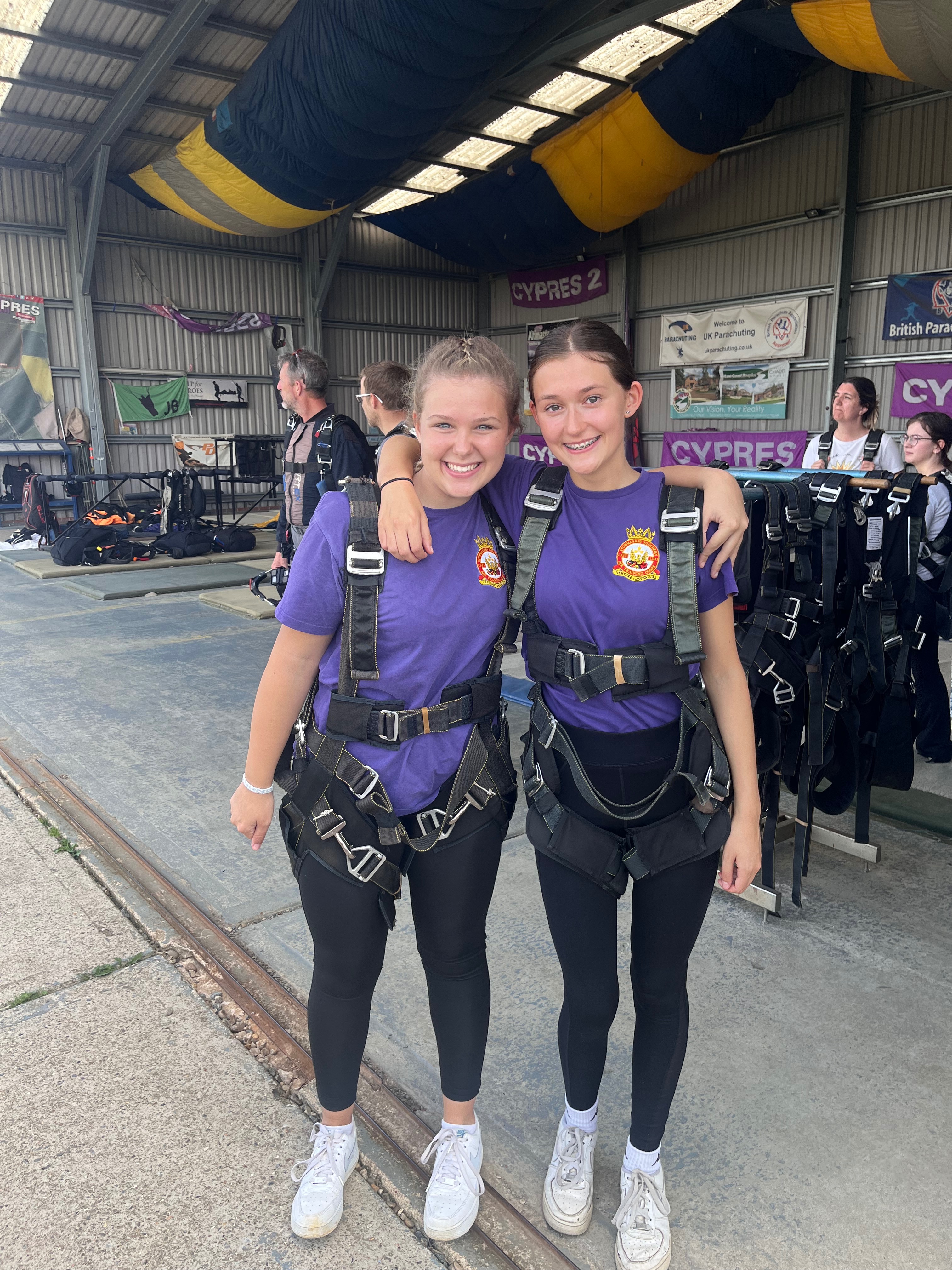 Katie & Daisy’s skydive campaign photo, 2 of 4