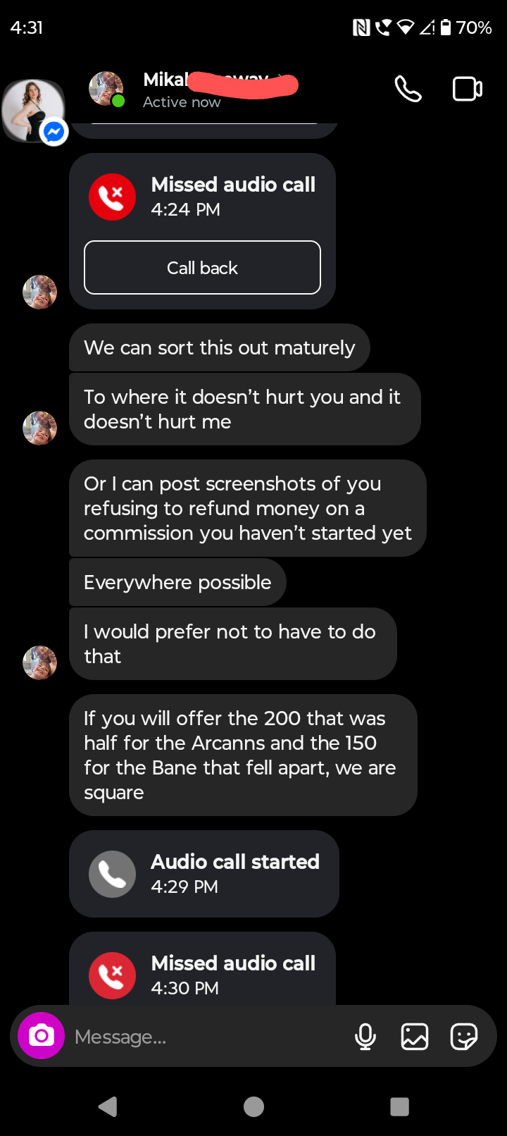 Help me Recover from a $800 Scam campaign photo, 5 of 8