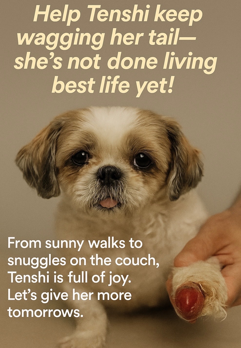 Save Tenshi: Help Fund Her Life-Saving Surgery campaign photo, 2 of 8