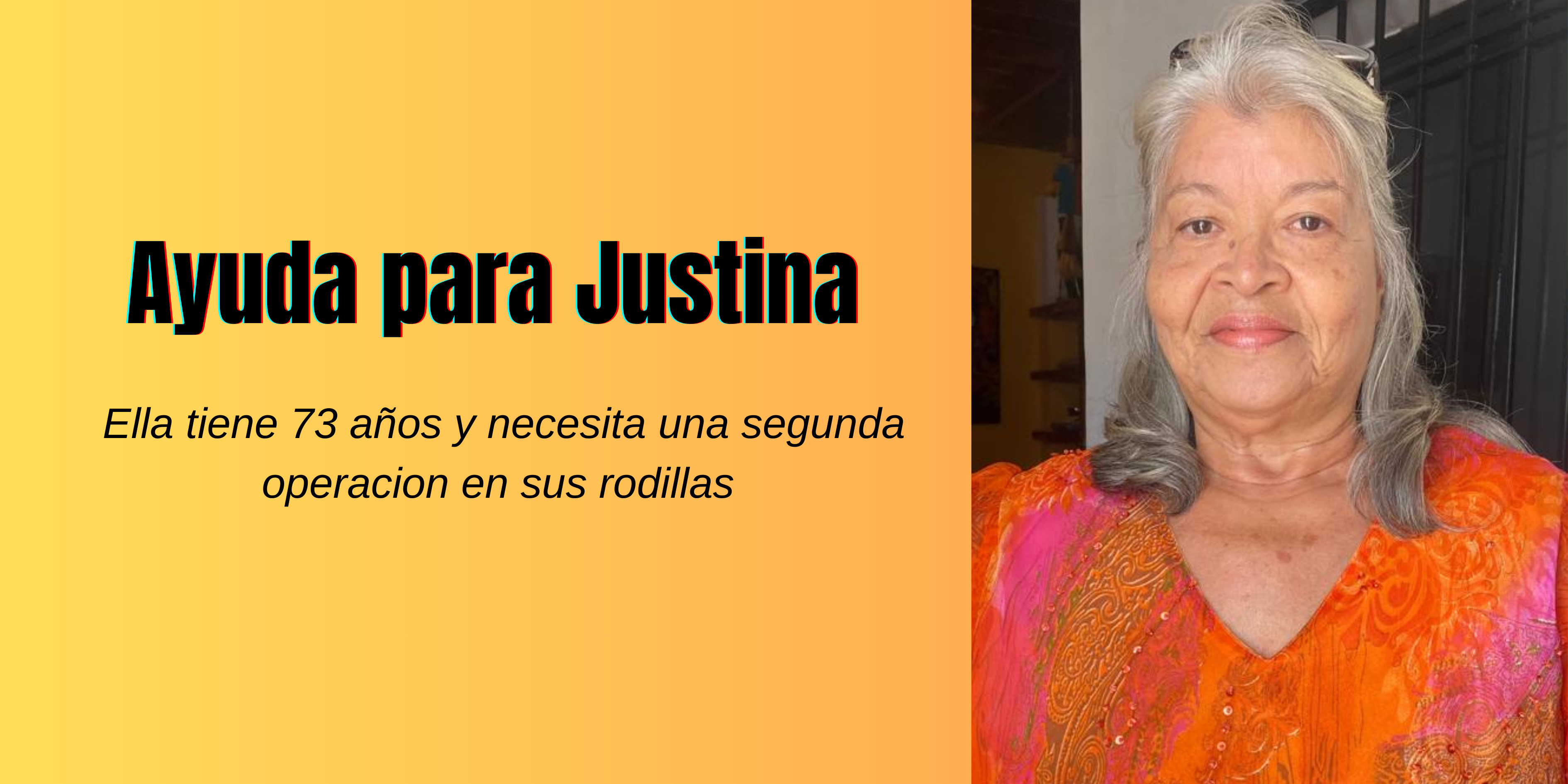 Ayuda para Justina: cirugía urgente de rodilla x infeccion campaign photo, 7 of 8