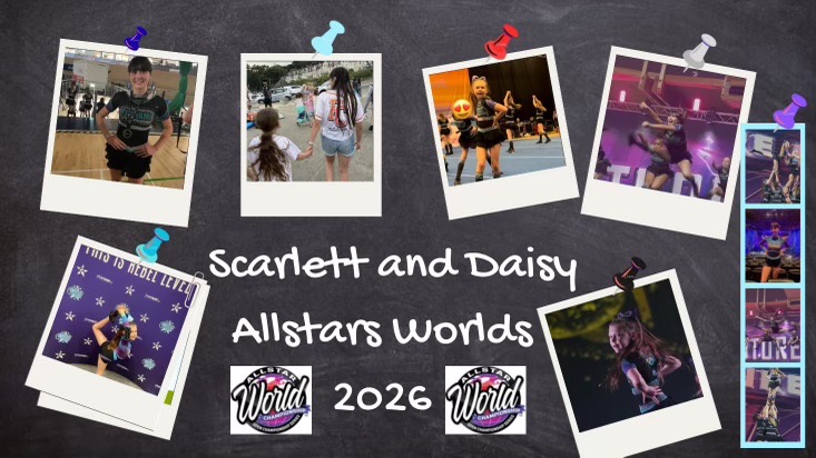 Scarlett and Daisy Allstar worlds 2026 fundraiser campaign photo, 2 of 4