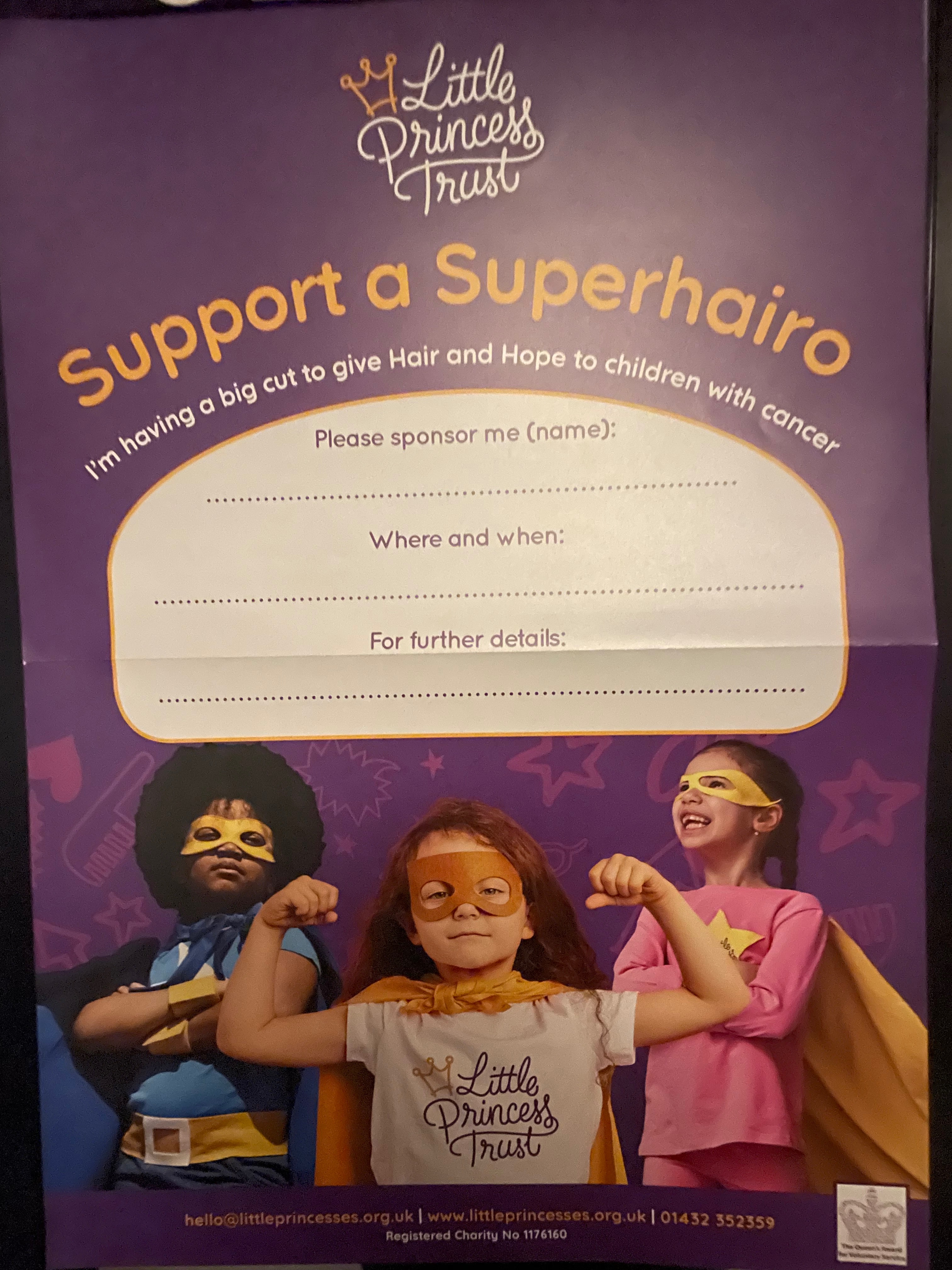 Little Princess Trust campaign photo, 4 of 5