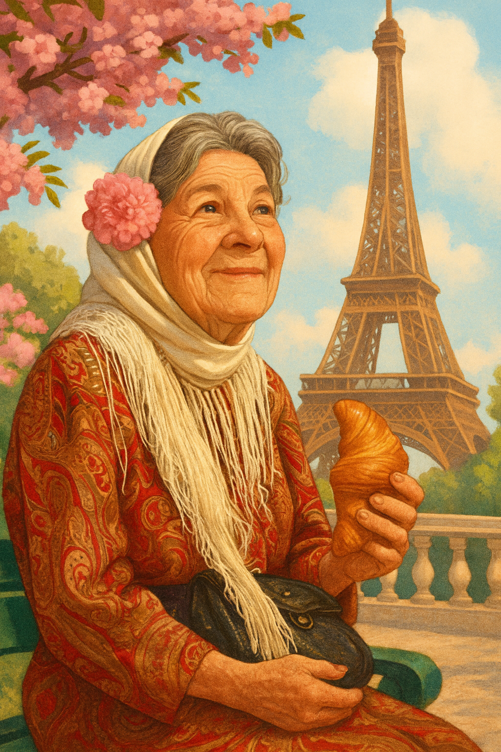 "Anna in Paris" - trip of a lifetime for our Gagauz grandma! campaign photo, 4 of 5