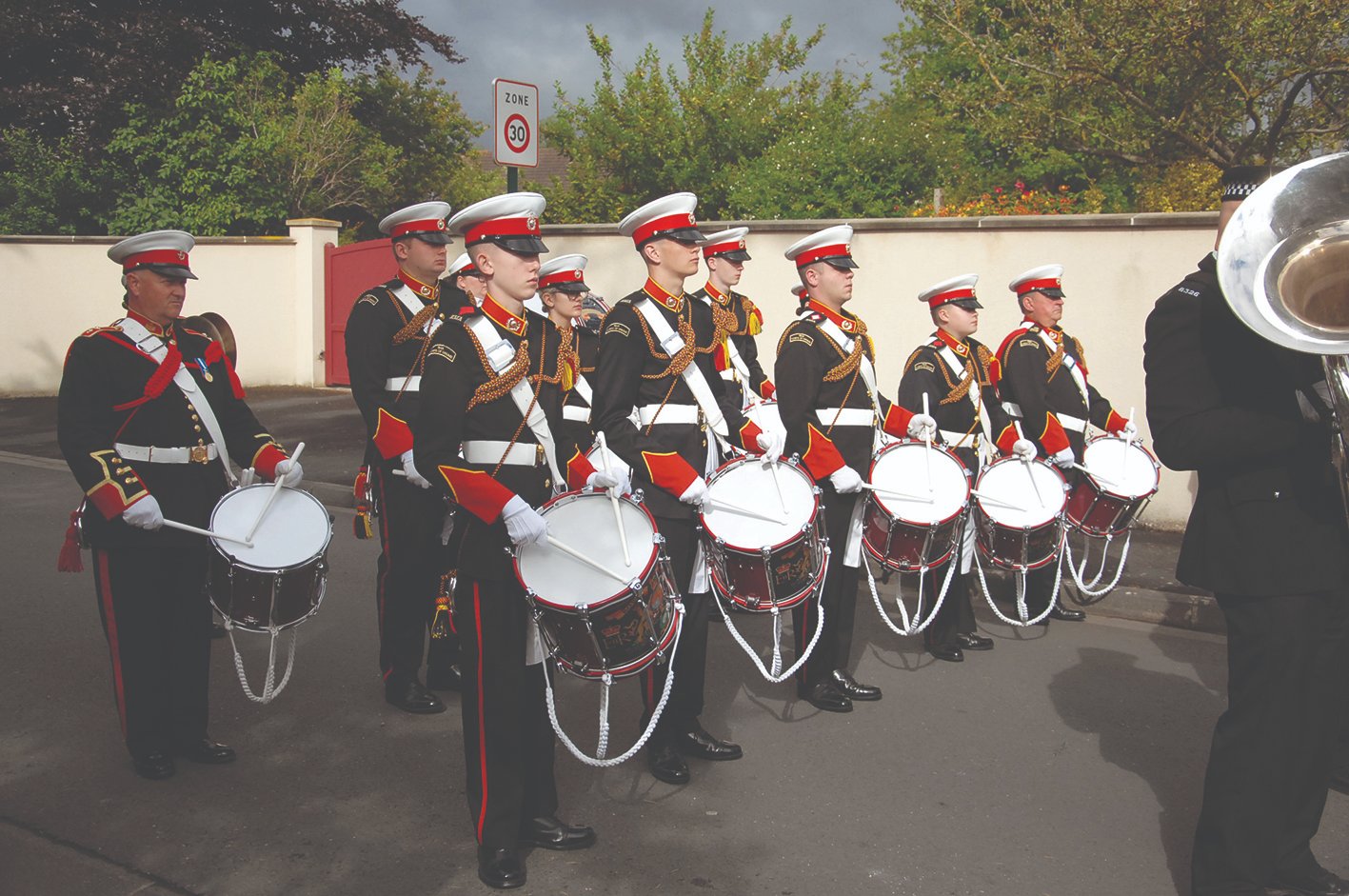 Royal Marine Association Corps of drums campaign photo, 7 of 8