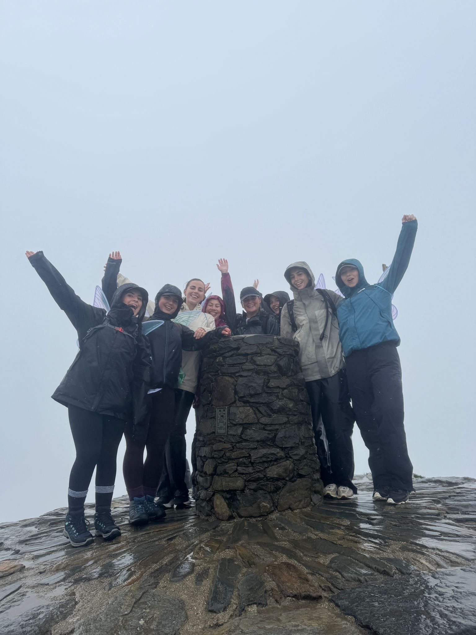 Climbing Snowdon as Butterflies for Butterfly AVM Charity campaign photo, 2 of 5