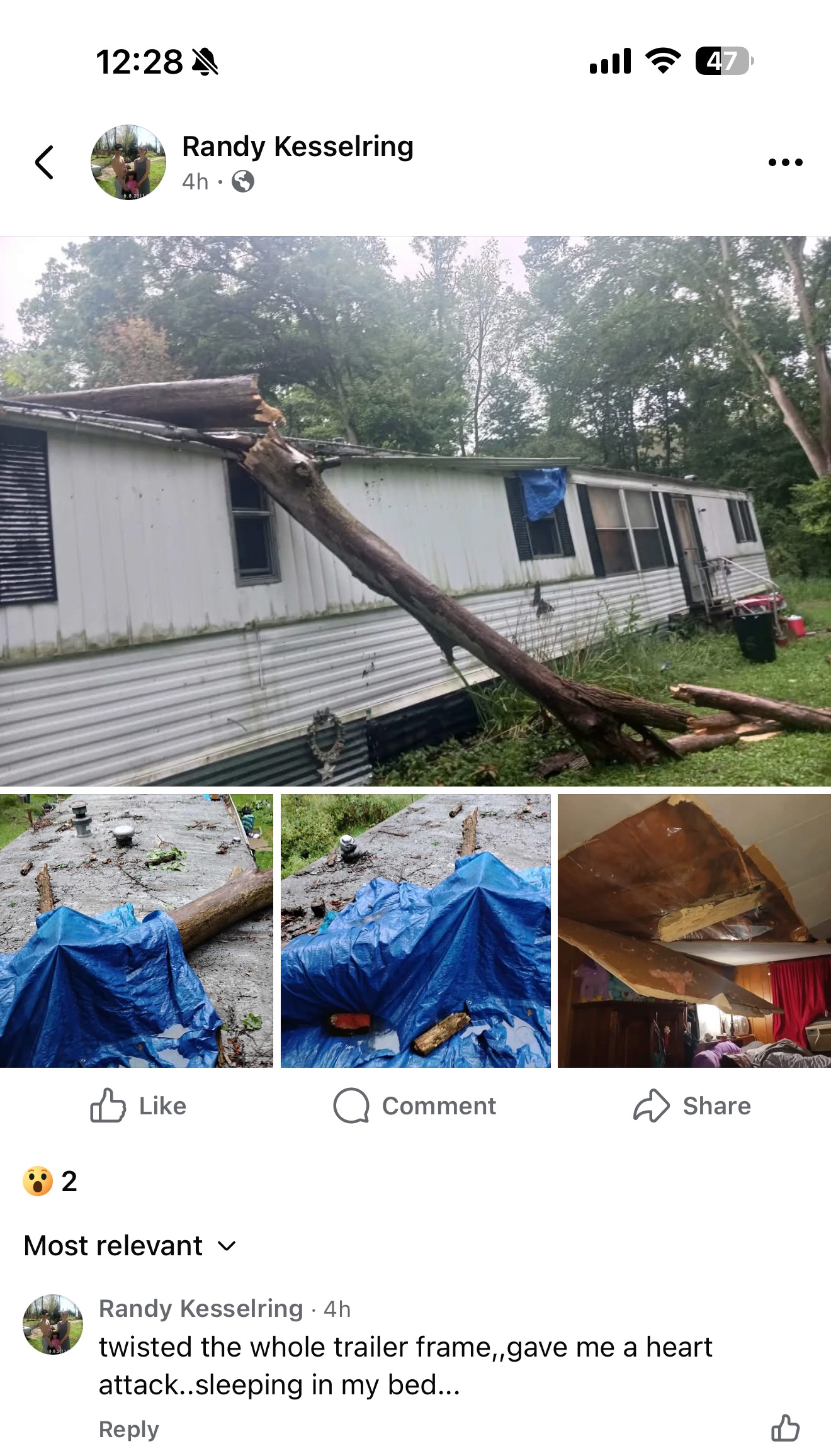 Help Randy Rebuild After Tree Damage campaign photo, 5 of 6