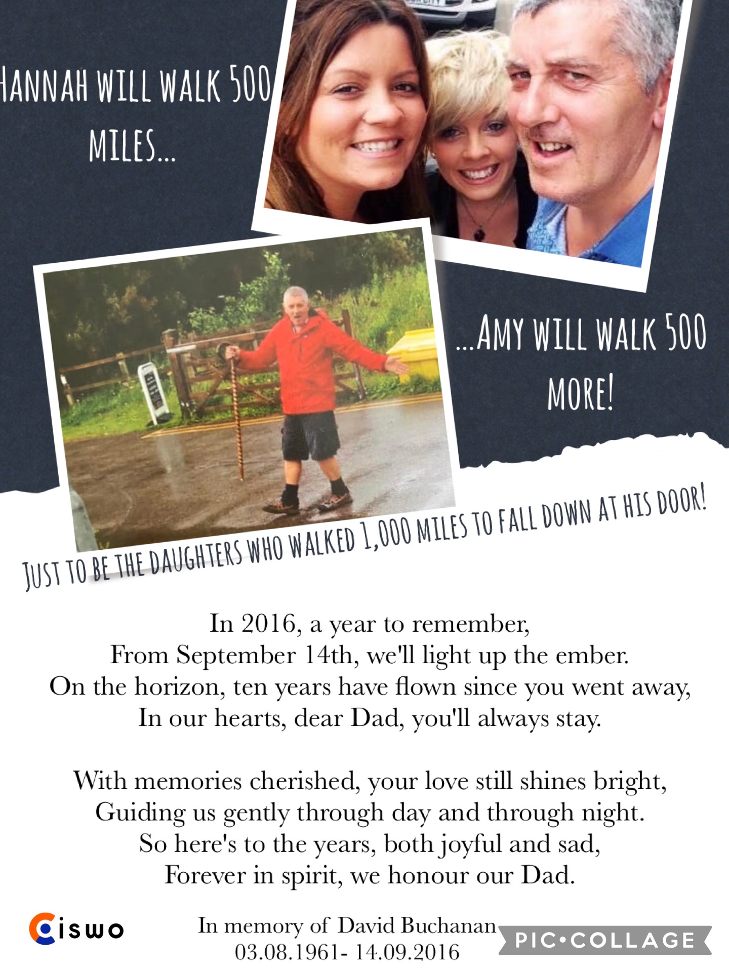 Hannah will walk 500 miles & Amy will walk 500 more! campaign photo, 2 of 7