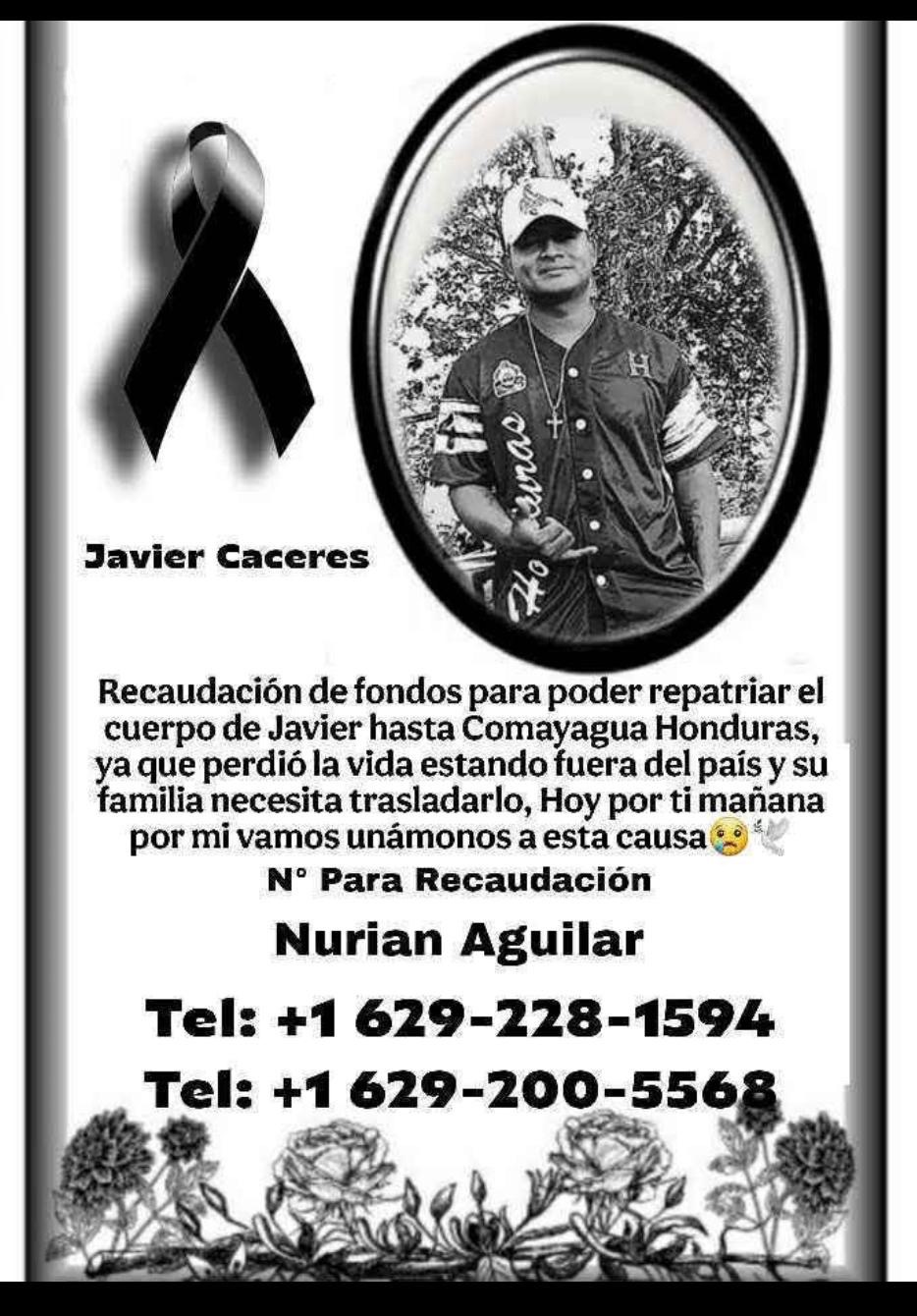 Repatriar el cuerpo de Edyn Javier Caceres Reyes campaign photo, 4 of 5