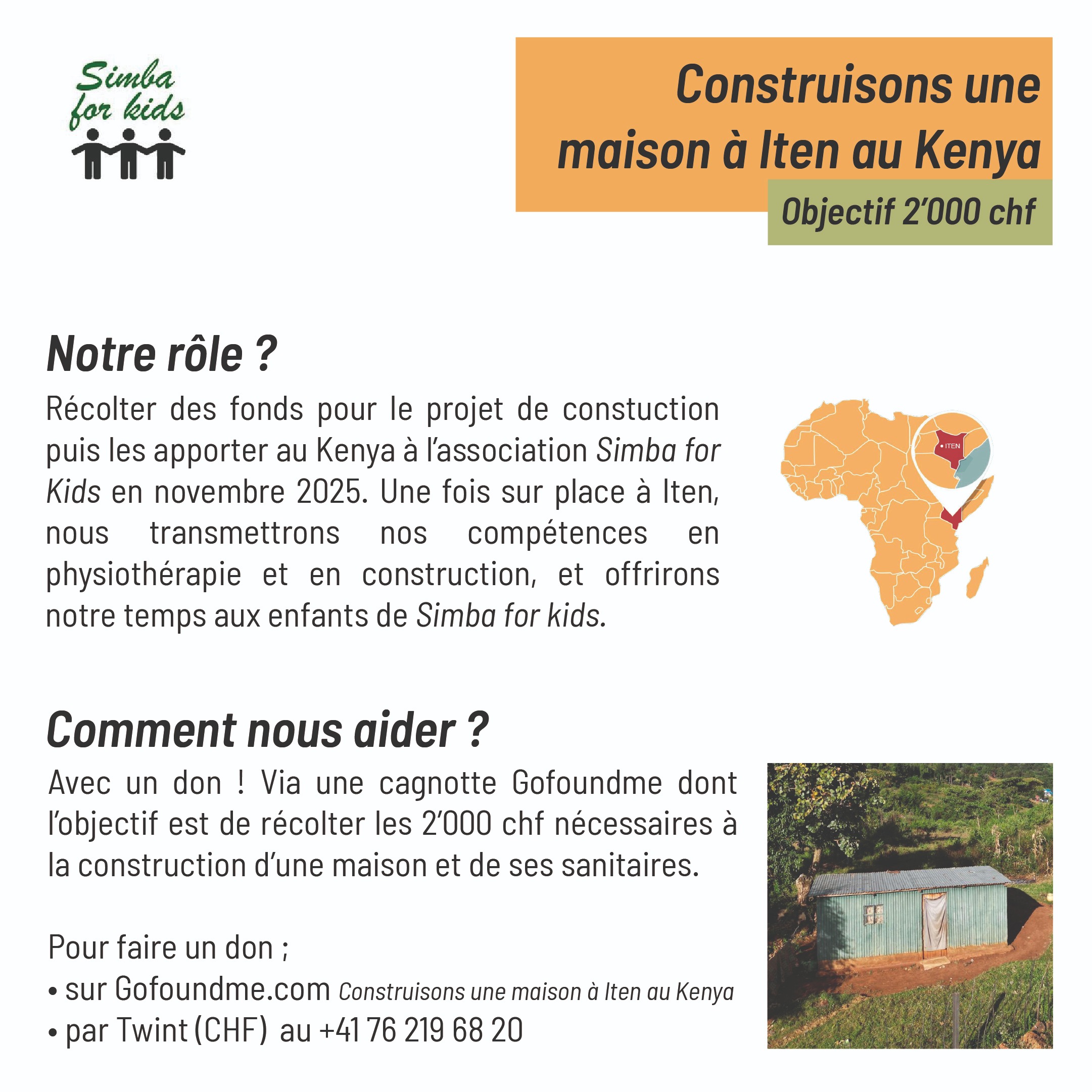 Construisons une maison à Iten, au Kenya campaign photo, 5 of 8