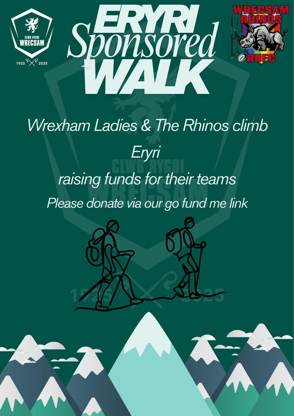 Back Our Team: Wrexham Ladies Snowdon Fundraiser campaign photo, 2 of 3