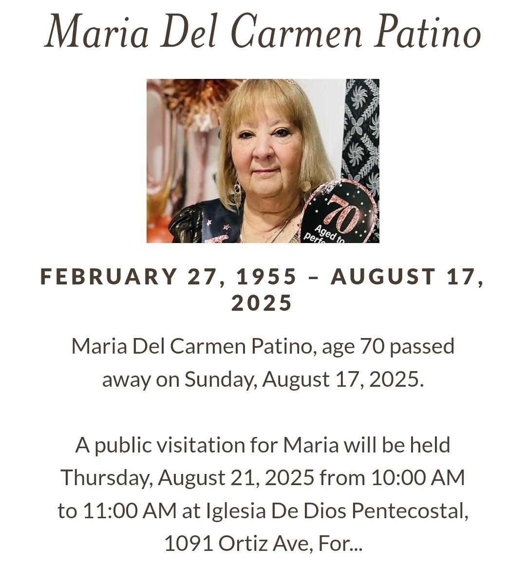 Burial Fund for a Caring Mother and Grandma campaign photo, 2 of 4