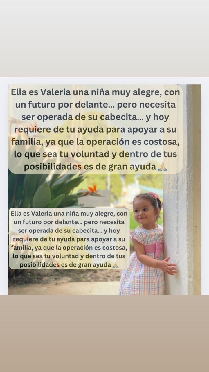 Valeria necesita de tu ayuda campaign photo, 2 of 4