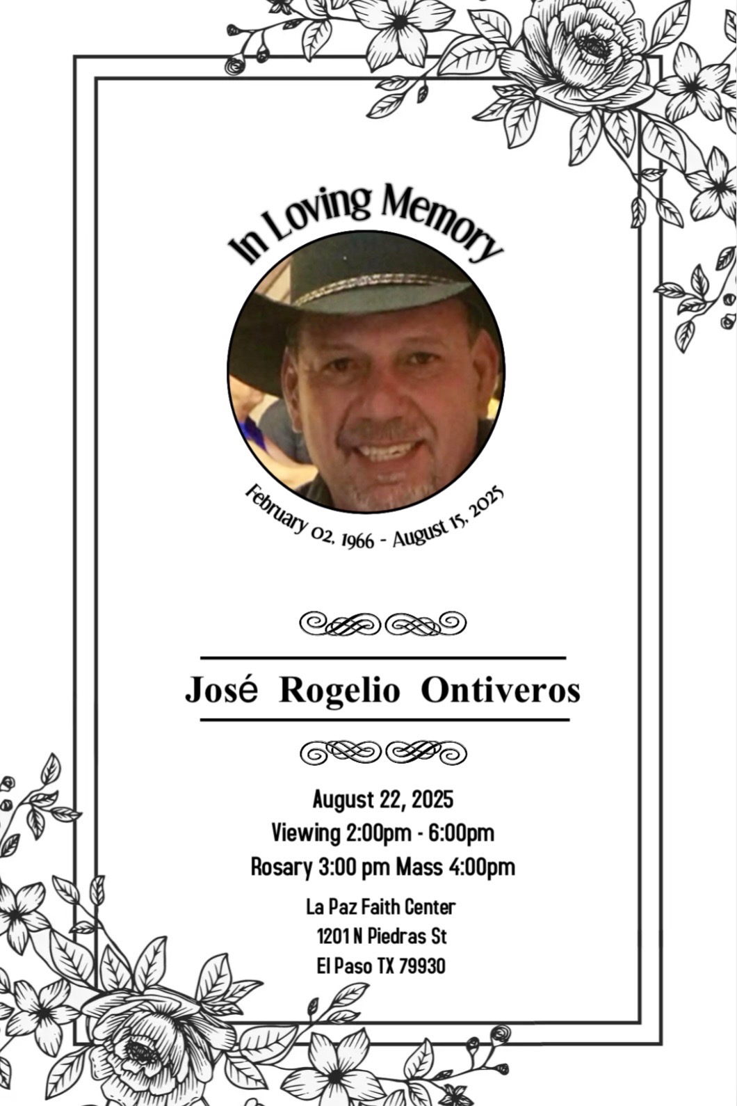 In Memory of Rogelio Ontiveros campaign photo, 2 of 4