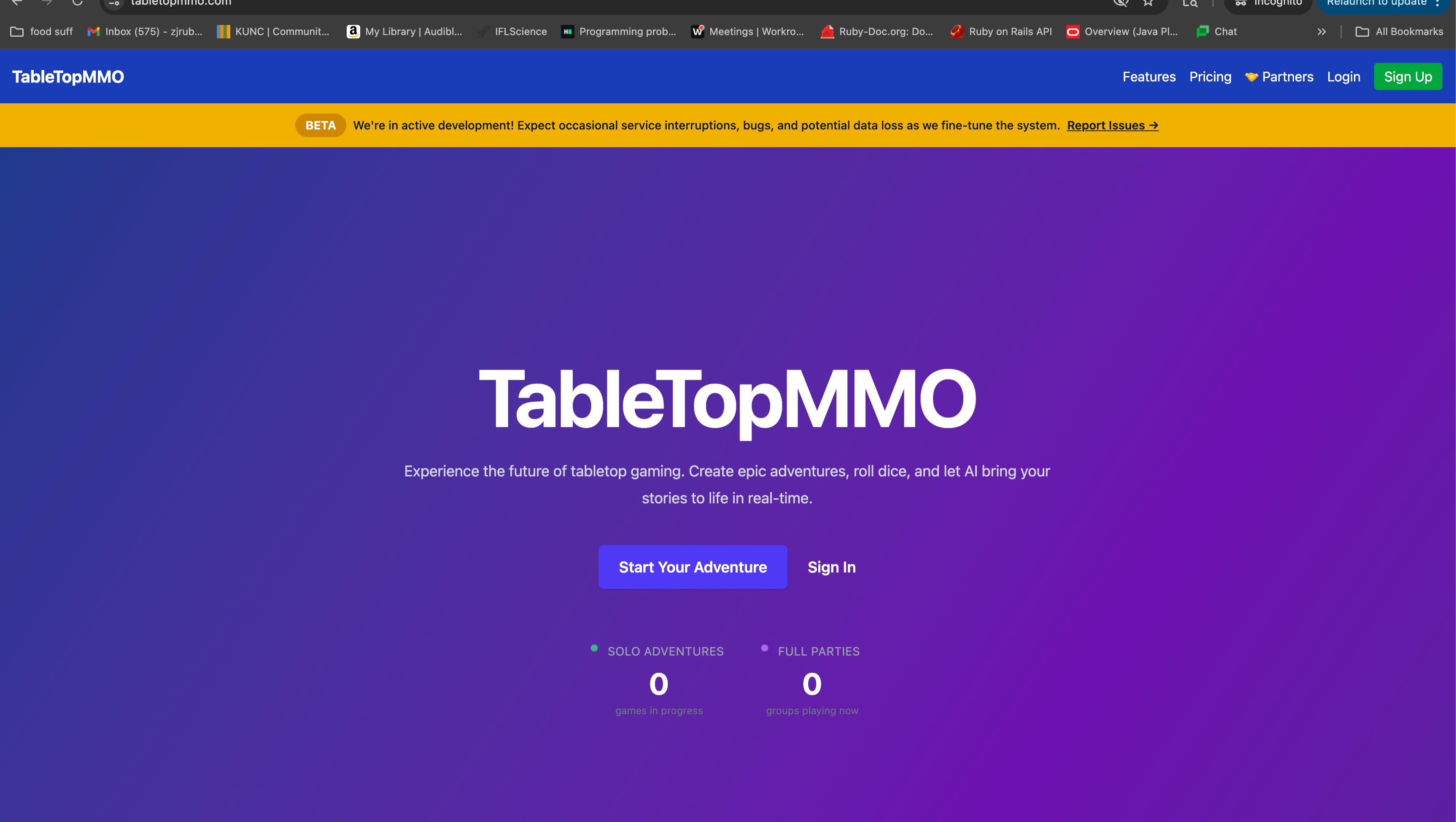 Make TableTopMMO the best TTRPG platform online! photo