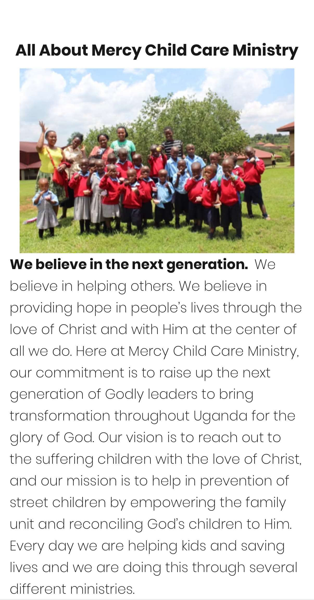 Uganda Missions Trip campaign photo, 2 of 5