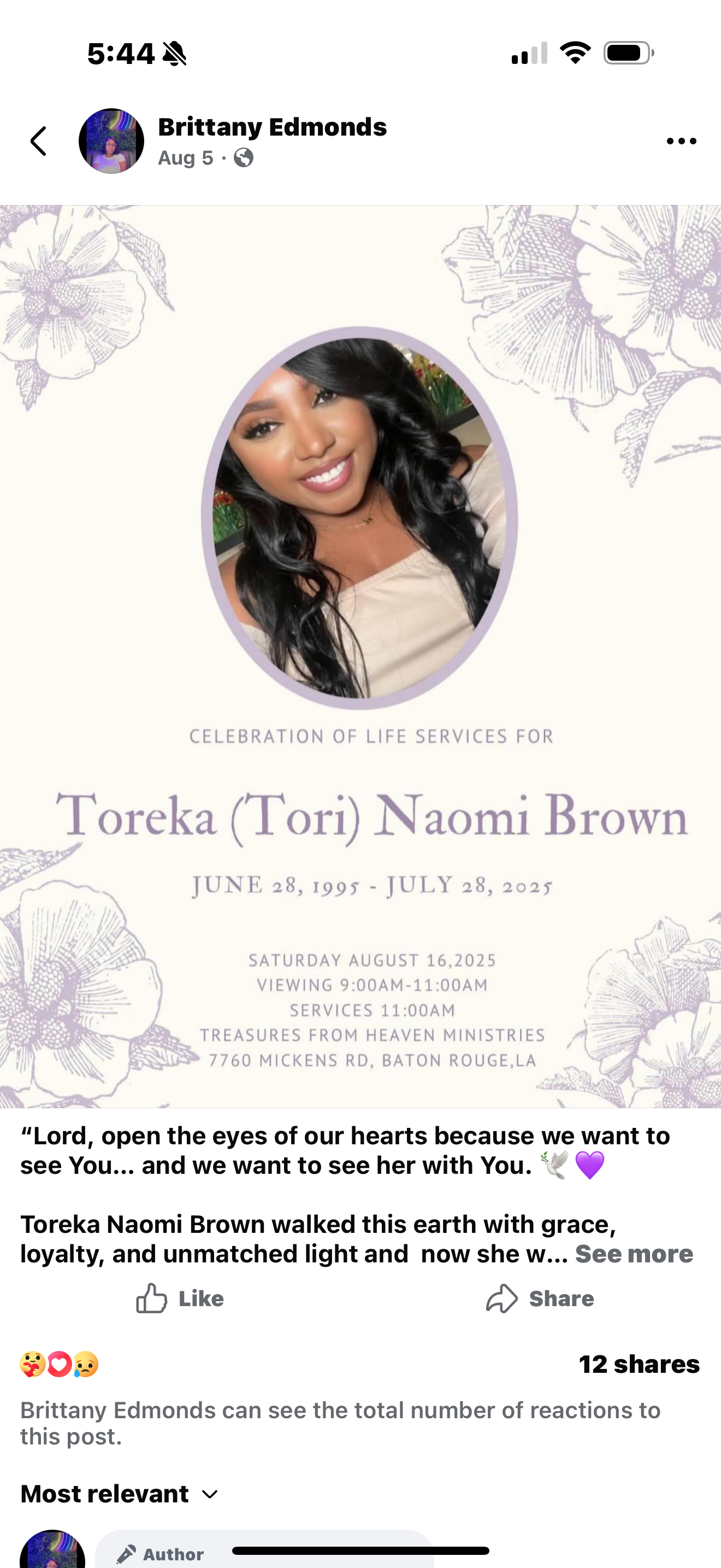 Help Toreka's Husband and Sons Through Loss campaign photo, 4 of 5