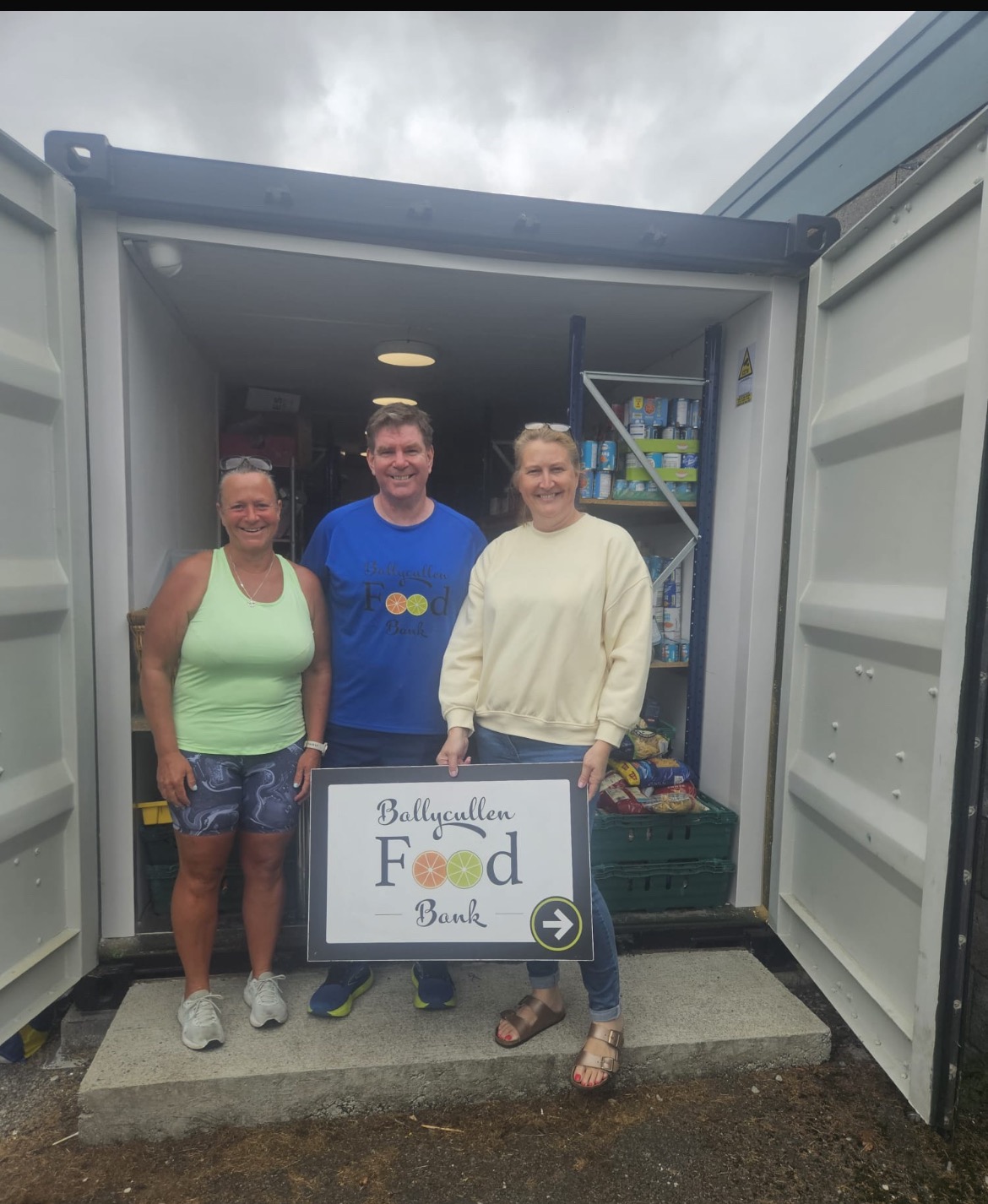 “Strides for supplies: Sean’s Foodbank Marathon campaign photo, 2 of 4
