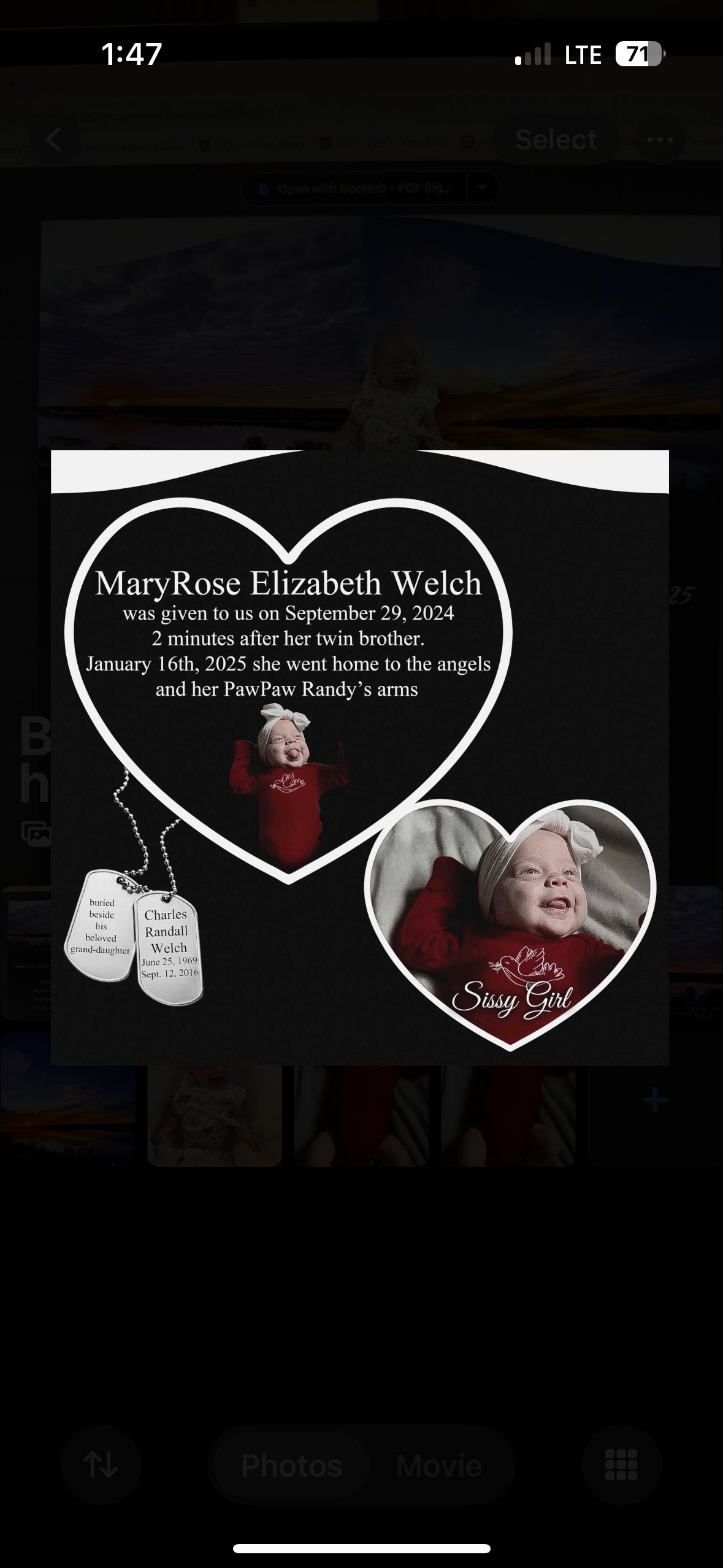MaryRose’s Headstone campaign photo, 2 of 4