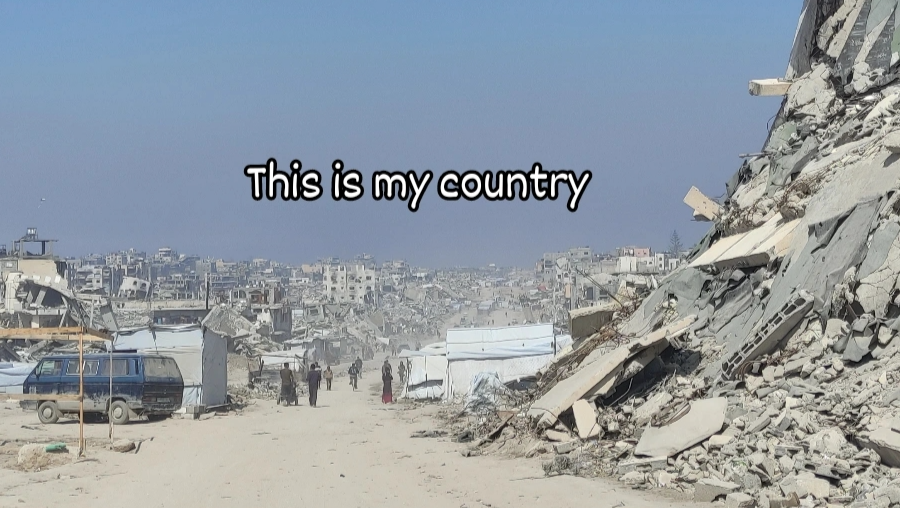 To help me and my family to leave Gaza and start over photo