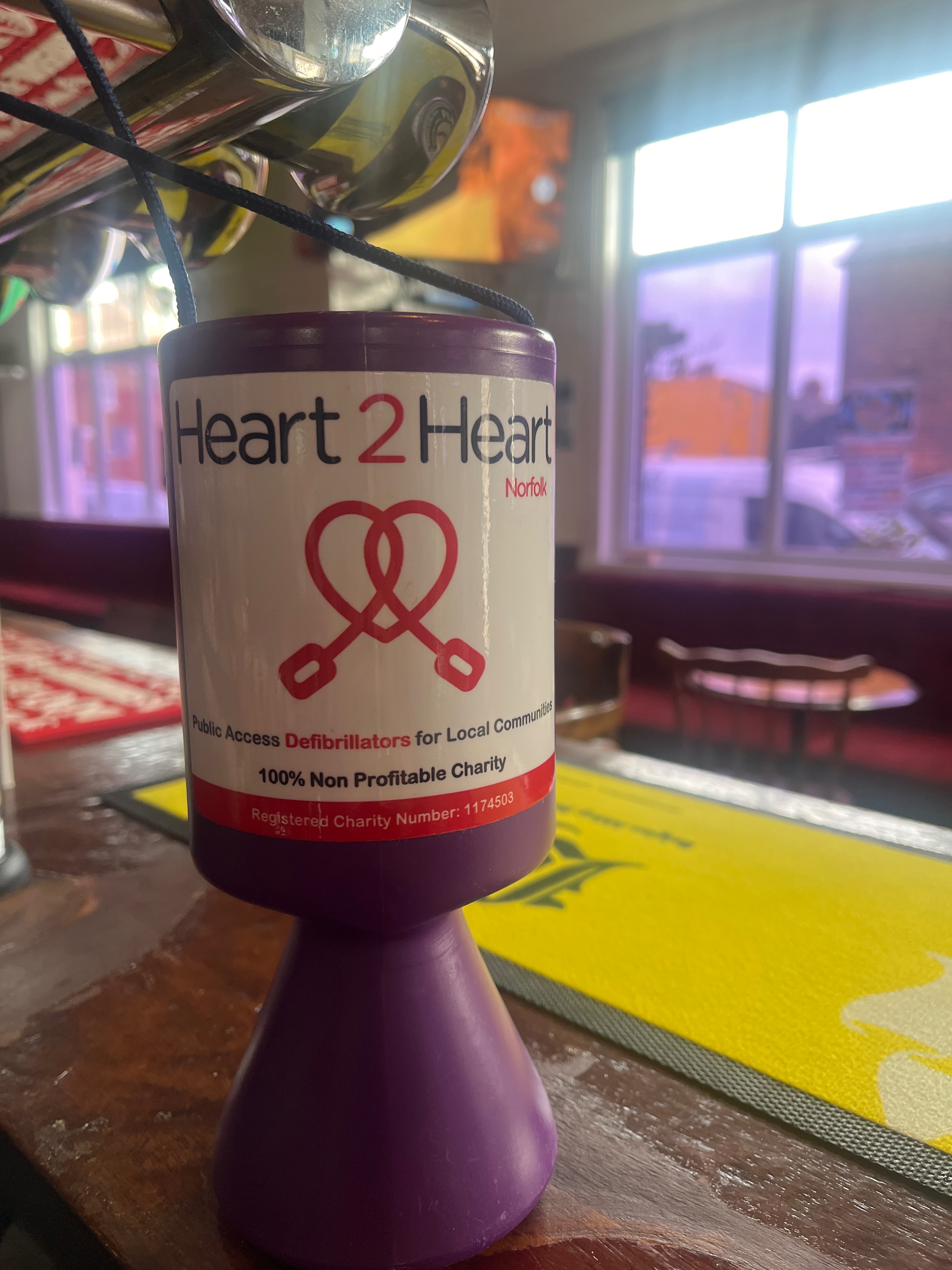 Charity bike ride for a defibrillator at the Lacon Arms GY campaign photo, 2 of 4