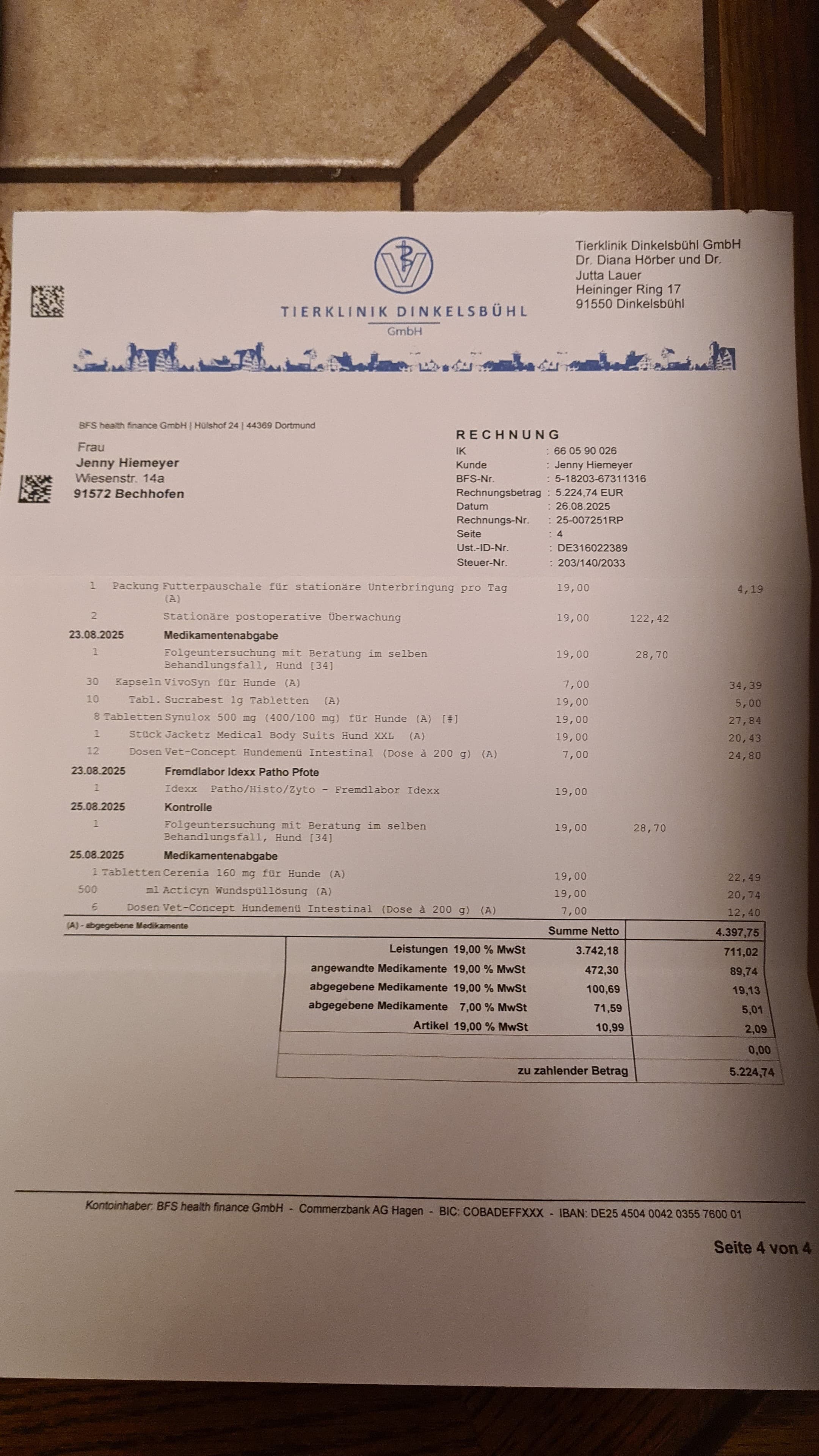 Kampagnen-Foto für Bernersenner Balu schreit um Hilfe,  Not-OP  Magendrehung!, 6 von 8