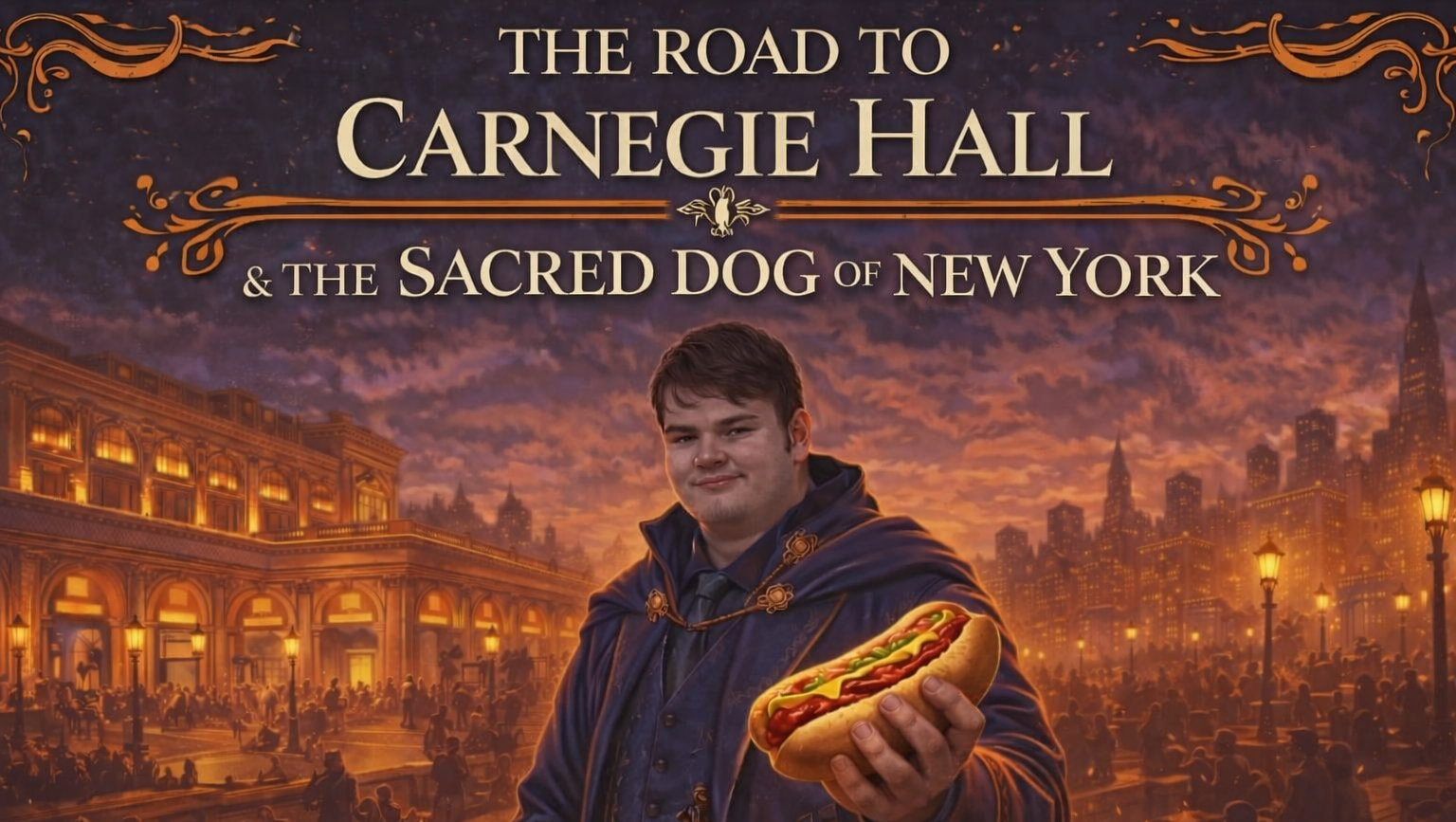 The Road to Carnegie Hall and the Sacred Dog of New York. photo