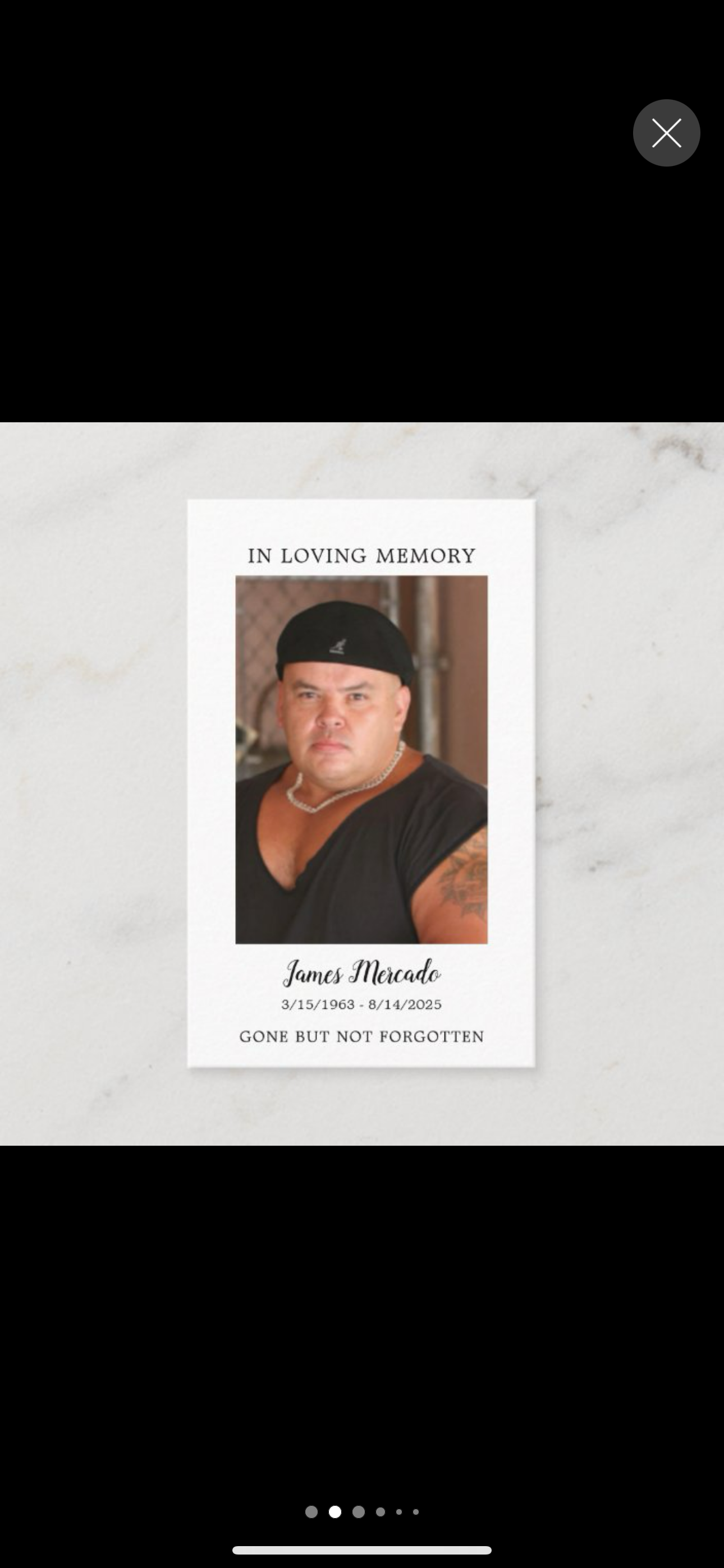 Farewell for James Mercado: A Loving Father campaign photo, 2 of 4