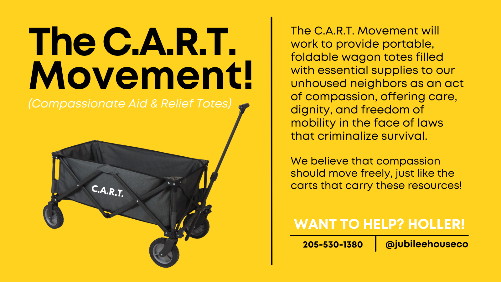 Compassionate Aid & Relief Totes for the Unhoused! campaign photo, 2 of 4