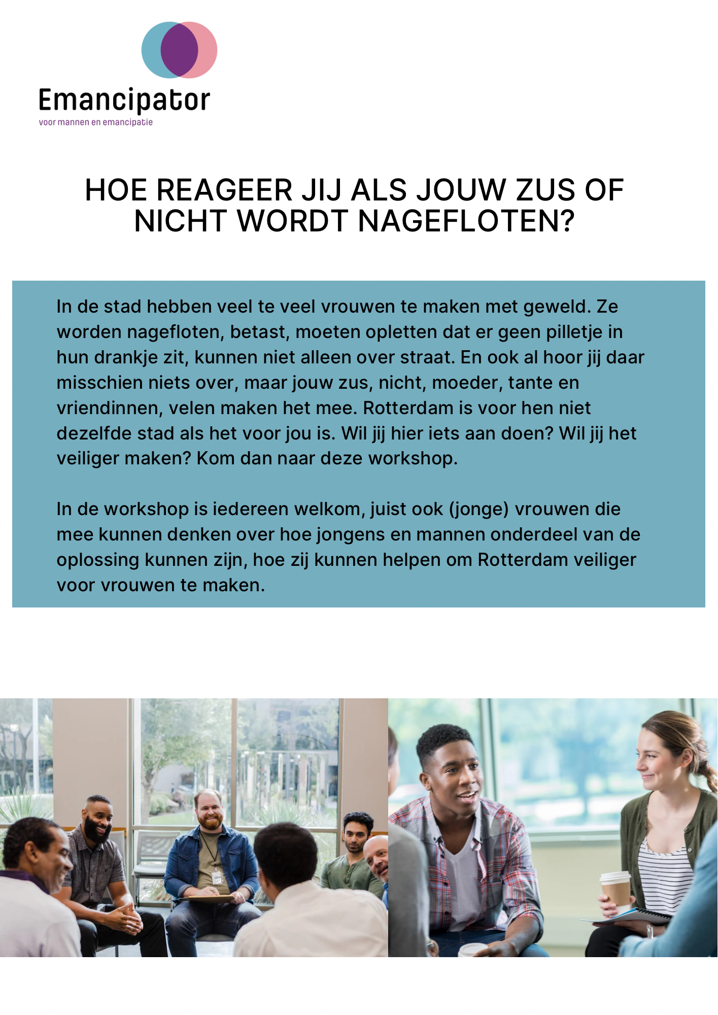 Stop Geweld Tegen Vrouwen- Samen voor Veiligheid van Vrouwen campaign photo, 6 of 7